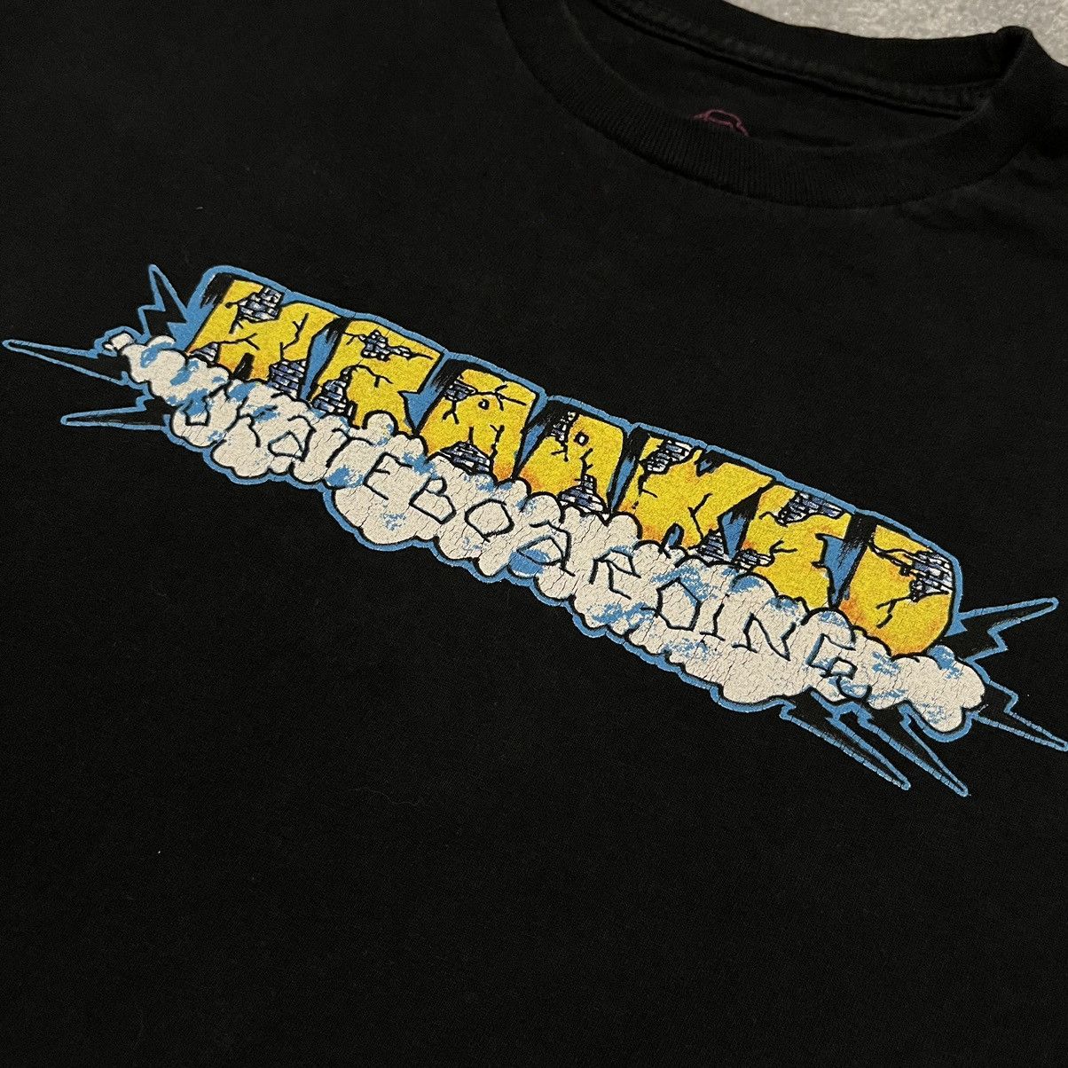 Krooked Vintage 2000s Krooked Clouds Skateboarding Graphic Logo Tee Size US M / EU 48-50 / 2 - 3 Thumbnail