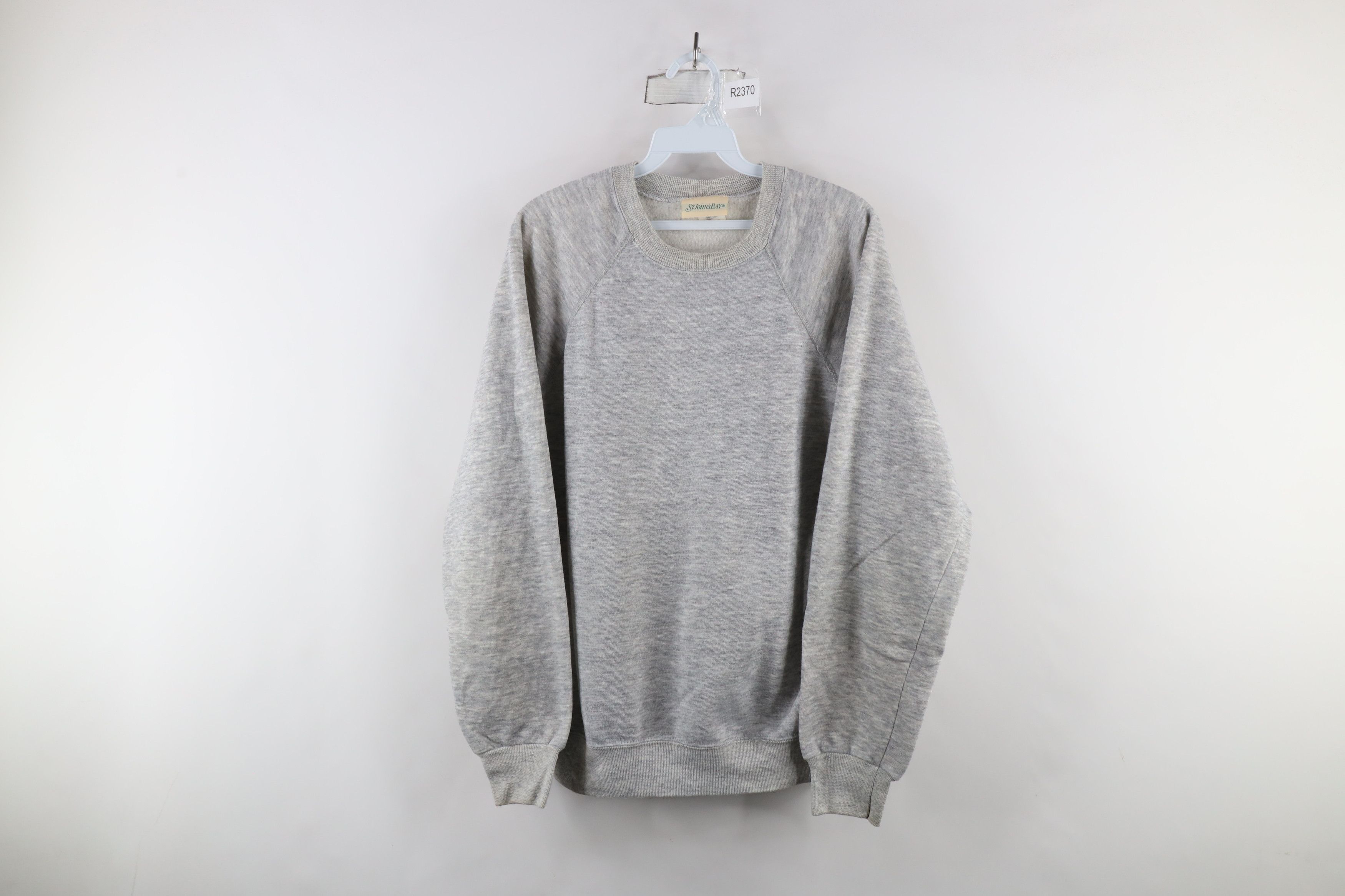 Vintage Vintage 90s Streetwear Triblend Crewneck Sweatshirt Gray USA Size US XL / EU 56 / 4 - 1 Thumbnail