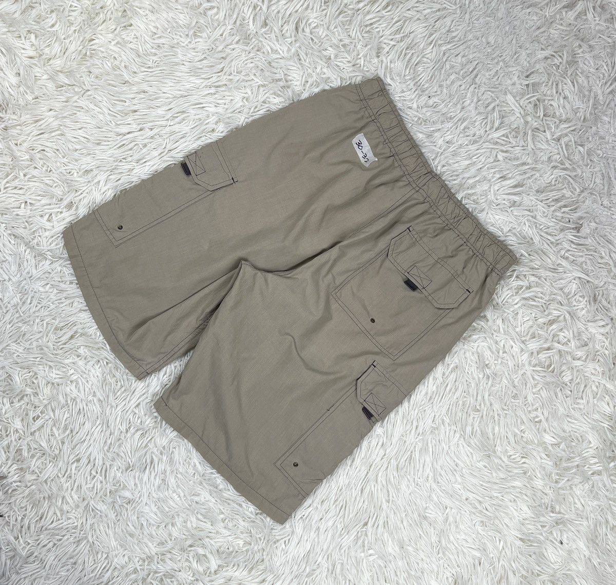 Japanese Brand Plusmore Cargo Short Pants Size US 31 - 4 Thumbnail