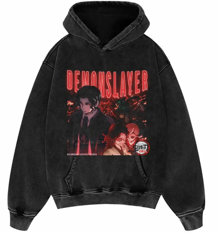 Japanese Brand × Vintage "DemoSlayer-M" Hoodie Size US M / EU 48-50 / 2 - 1 Thumbnail