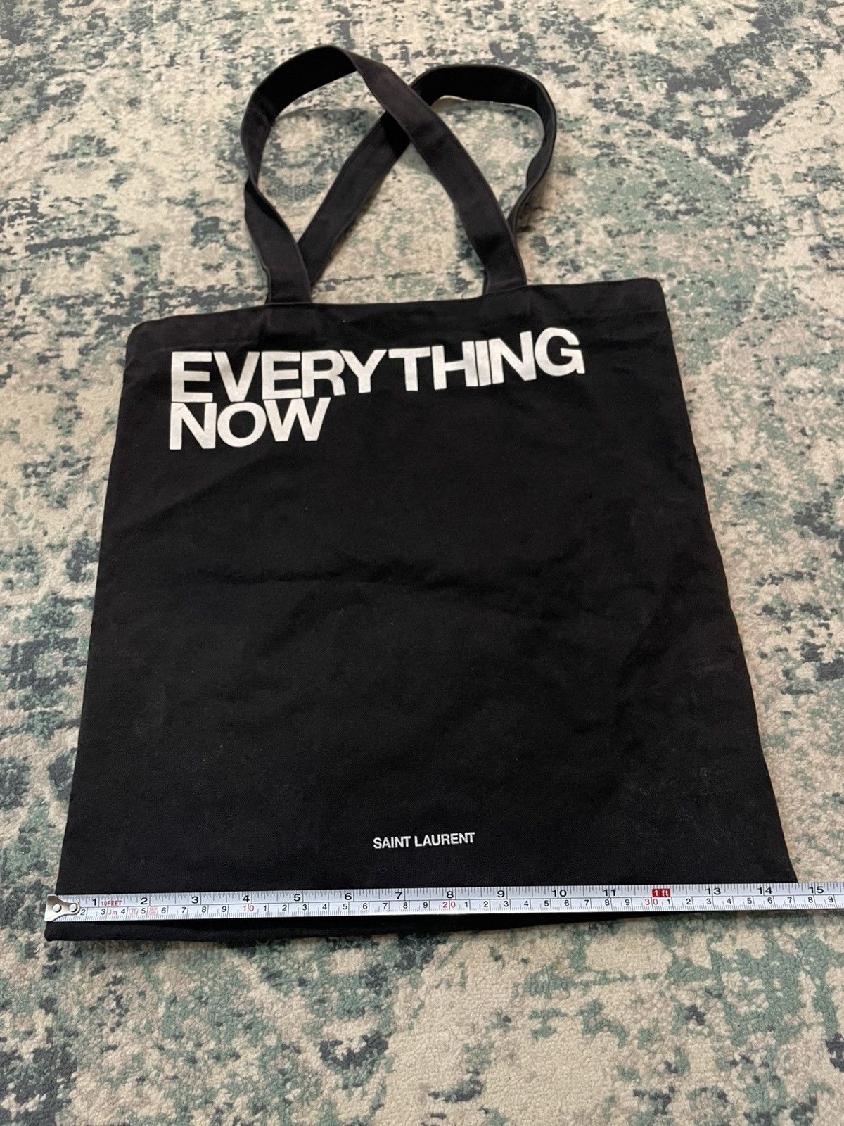 Saint Laurent Paris SS18 Saint Laurent “Everything Now” 100% Cotton Tote Size ONE SIZE - 8 Thumbnail