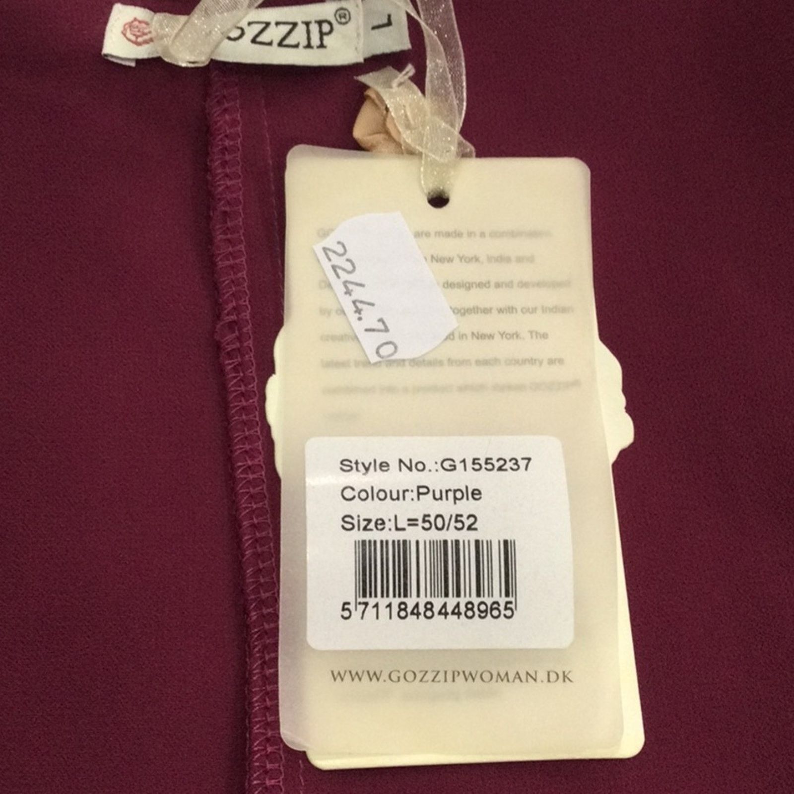 Other Gozzip Purple Long Sleeve Oversized Cardigan Jacket L NWT Size L / US 10 / IT 46 - 12 Thumbnail