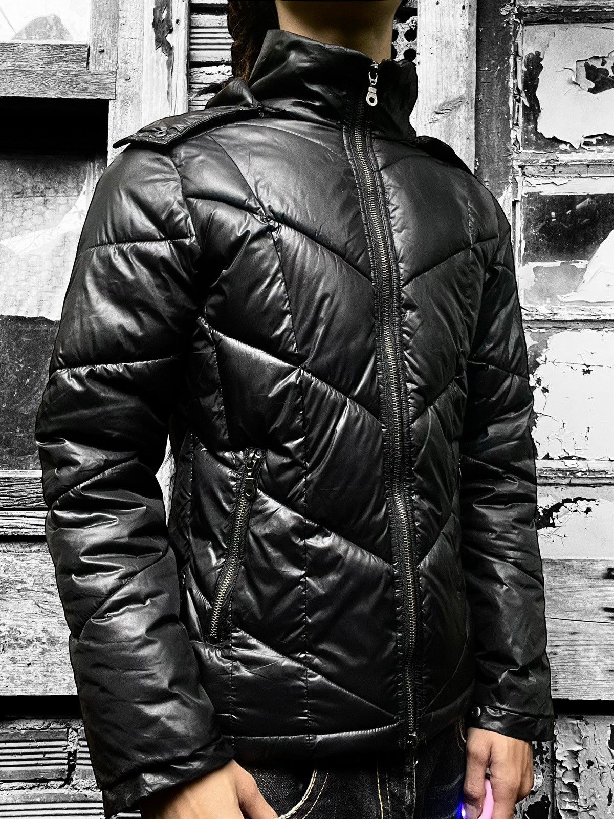 GOSTAR DE FUGA 2000s Fuga Avant-Garde Fur Puffer Jacket Size US L / EU 52-54 / 3 - 3 Thumbnail