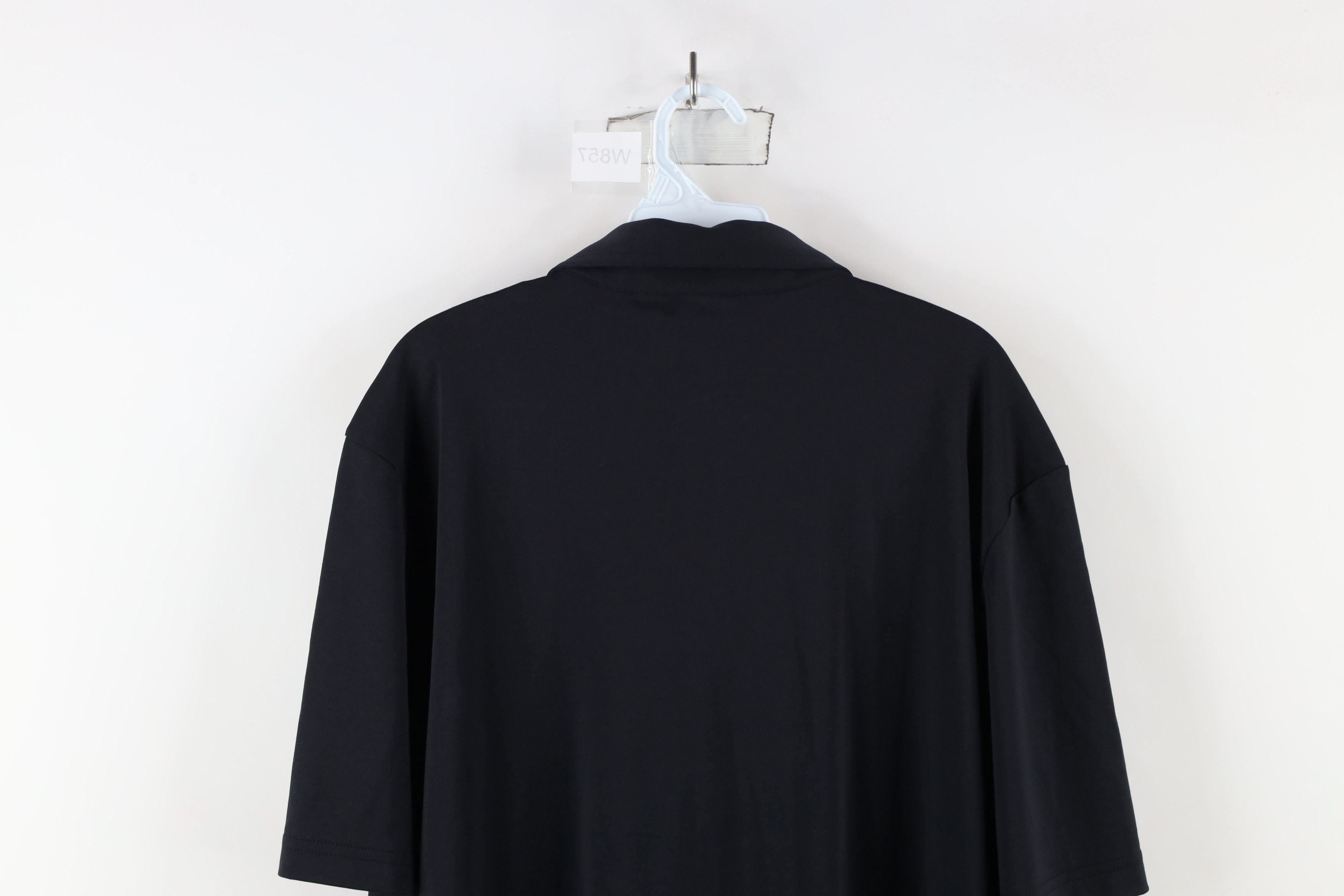 TravisMathew × Vintage New Travis Mathew Solid Short Sleeve Golf Polo Shirt Black Size US XXL / EU 58 / 5 - 13 Thumbnail