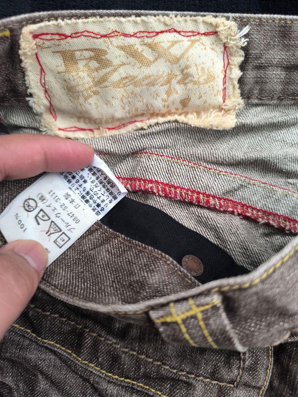 Japanese Brand Blueway Flared Denim Size US 32 / EU 48 - 7 Thumbnail