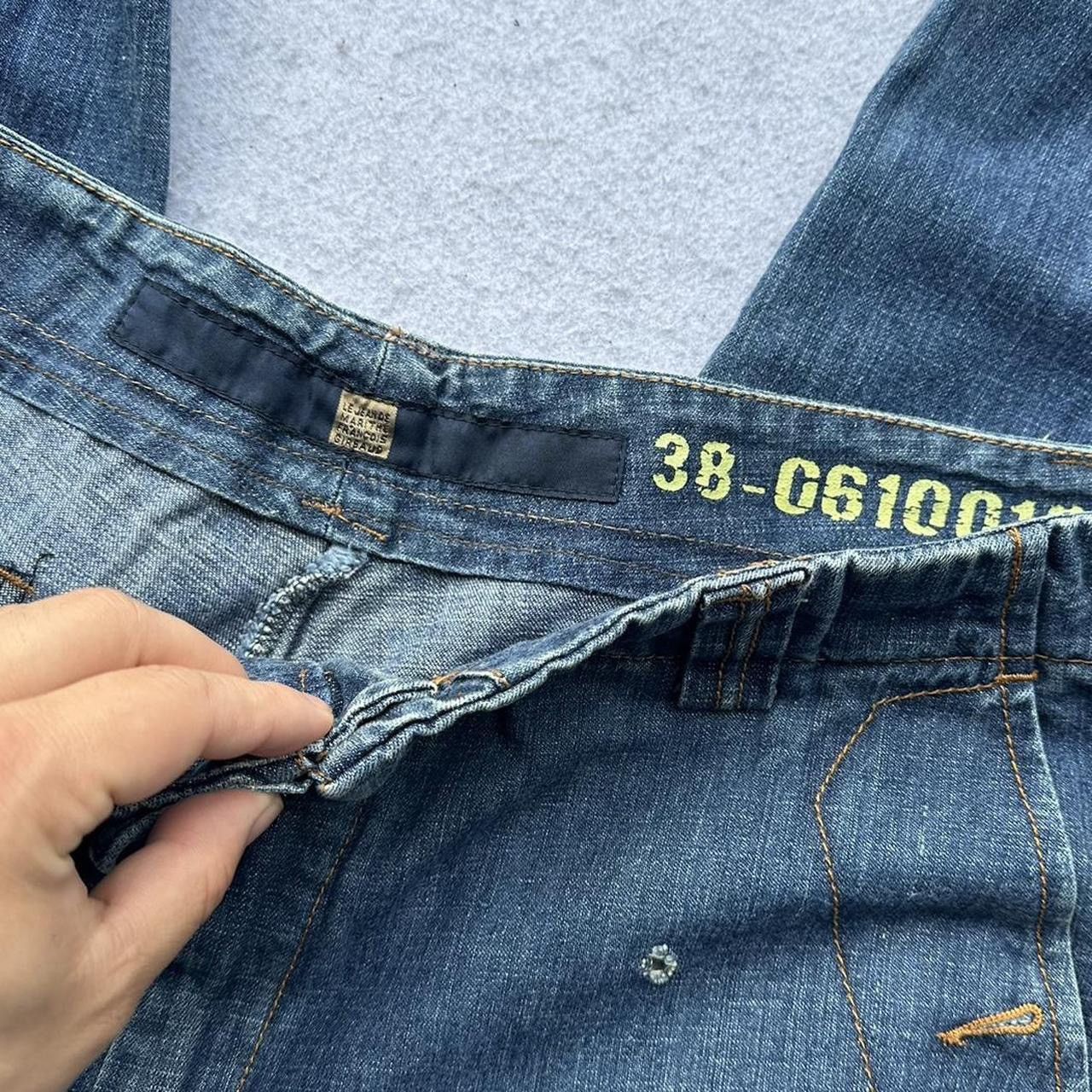 Marithe + Francois Girbaud × Vintage Vintage Girbaud Shuttle Tape Baggy Y2K Jeans Skater 38x34 Size US 38 / EU 54 - 5 Thumbnail