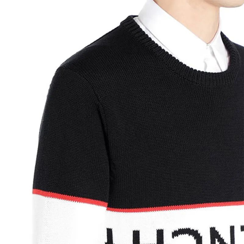 Givenchy o1srvl11e1224 Logo Crewneck Sweatshirt in Black Size US XL / EU 56 / 4 - 6 Thumbnail