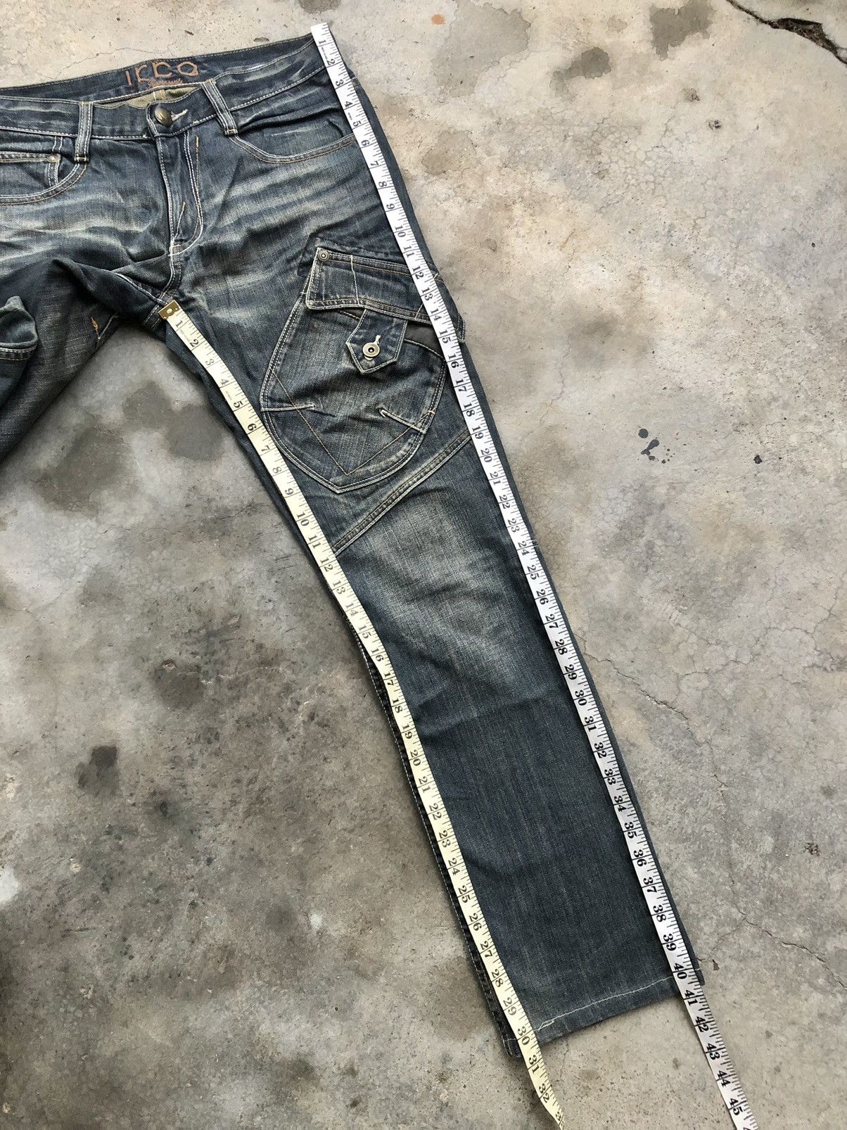 Japanese Brand TACTICAL SIX POCKET DENIM BY IKKA Size US 31 - 8 Thumbnail