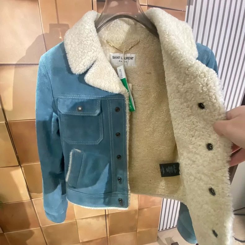 Saint Laurent Paris Saint Laurent Paris Fur integrated jacket-2506 Size US XS / EU 42 / 0 - 3 Thumbnail