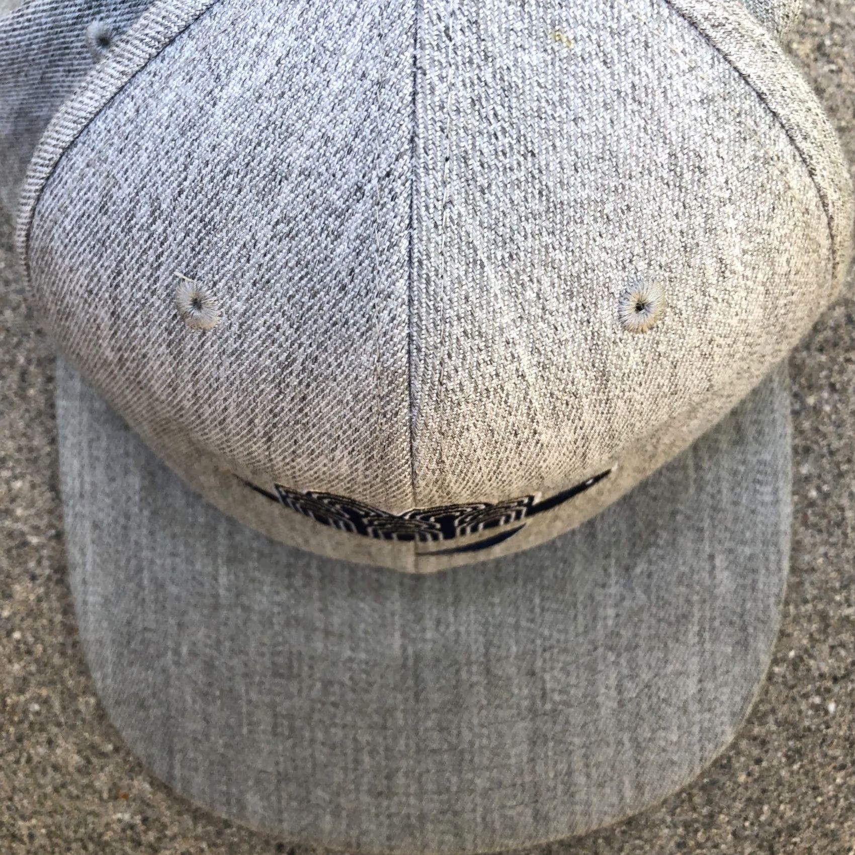 Vintage YUPOONG Brazen Hazen Kona Coffee Grey Wool Blend Snapback Hat Men's One Size Grey Wool Blend Cap Size ONE SIZE - 4 Thumbnail