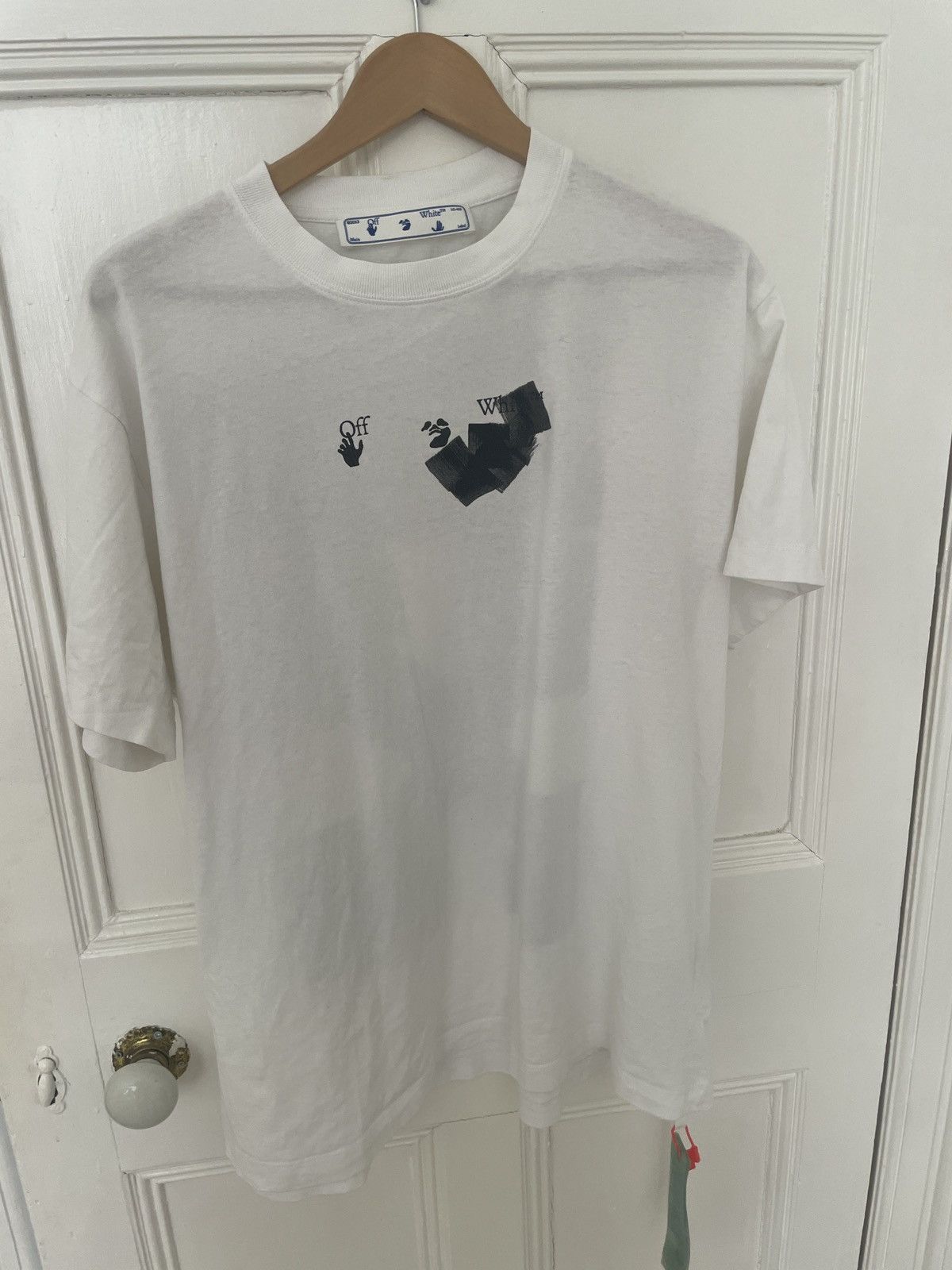 Off-White Off white Classic White Tee Size US M / EU 48-50 / 2 - 1 Thumbnail