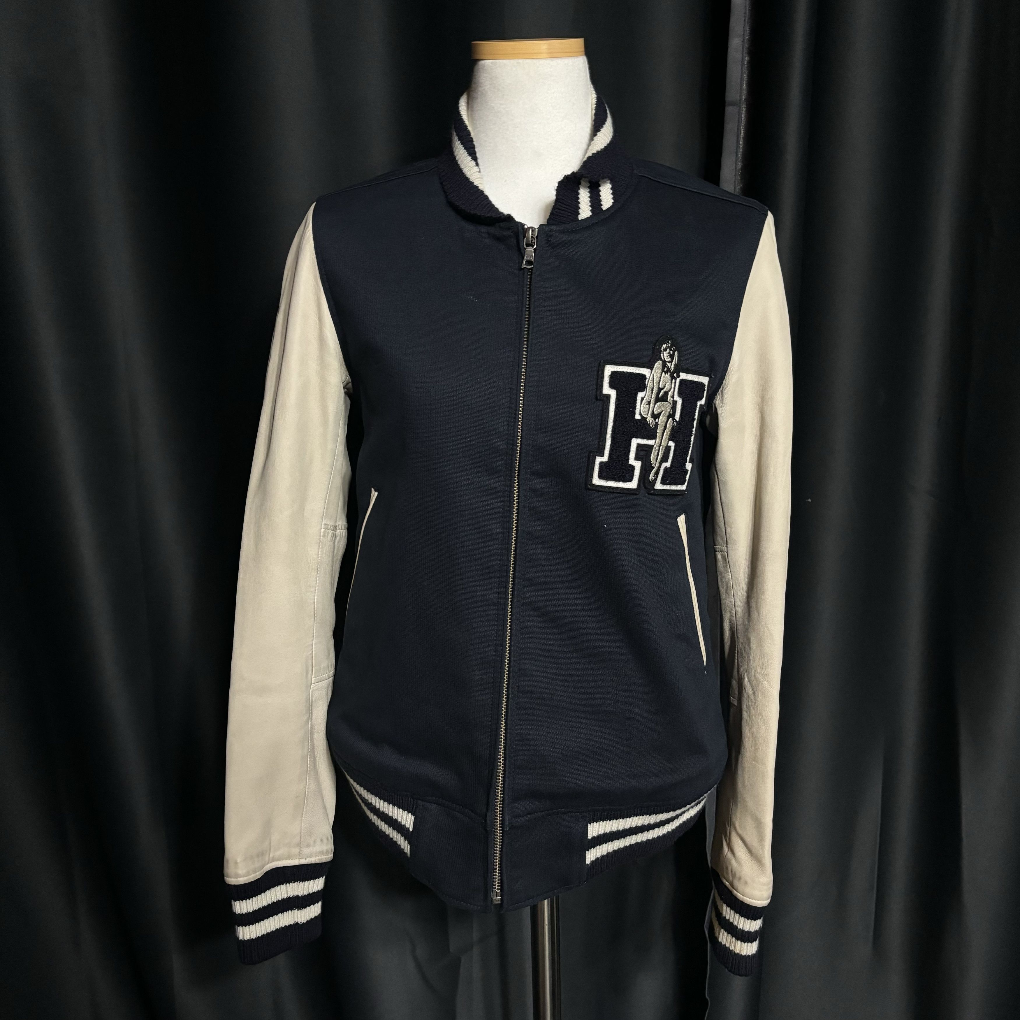 Hysteric Glamour HYSTERIC GLAMOUR lambskin leather varsity jacket Size ONE SIZE - 2 Thumbnail
