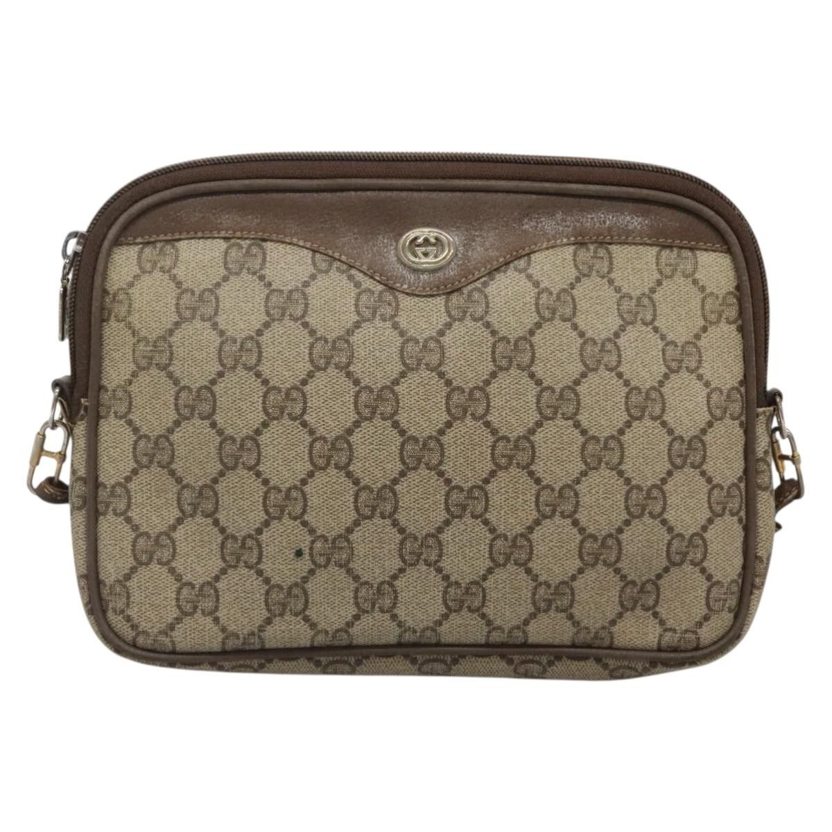 Gucci GUCCI GG Supreme Shoulder Bag Pvc Beige Gold 56 02 068 Size ONE SIZE - 2 Thumbnail