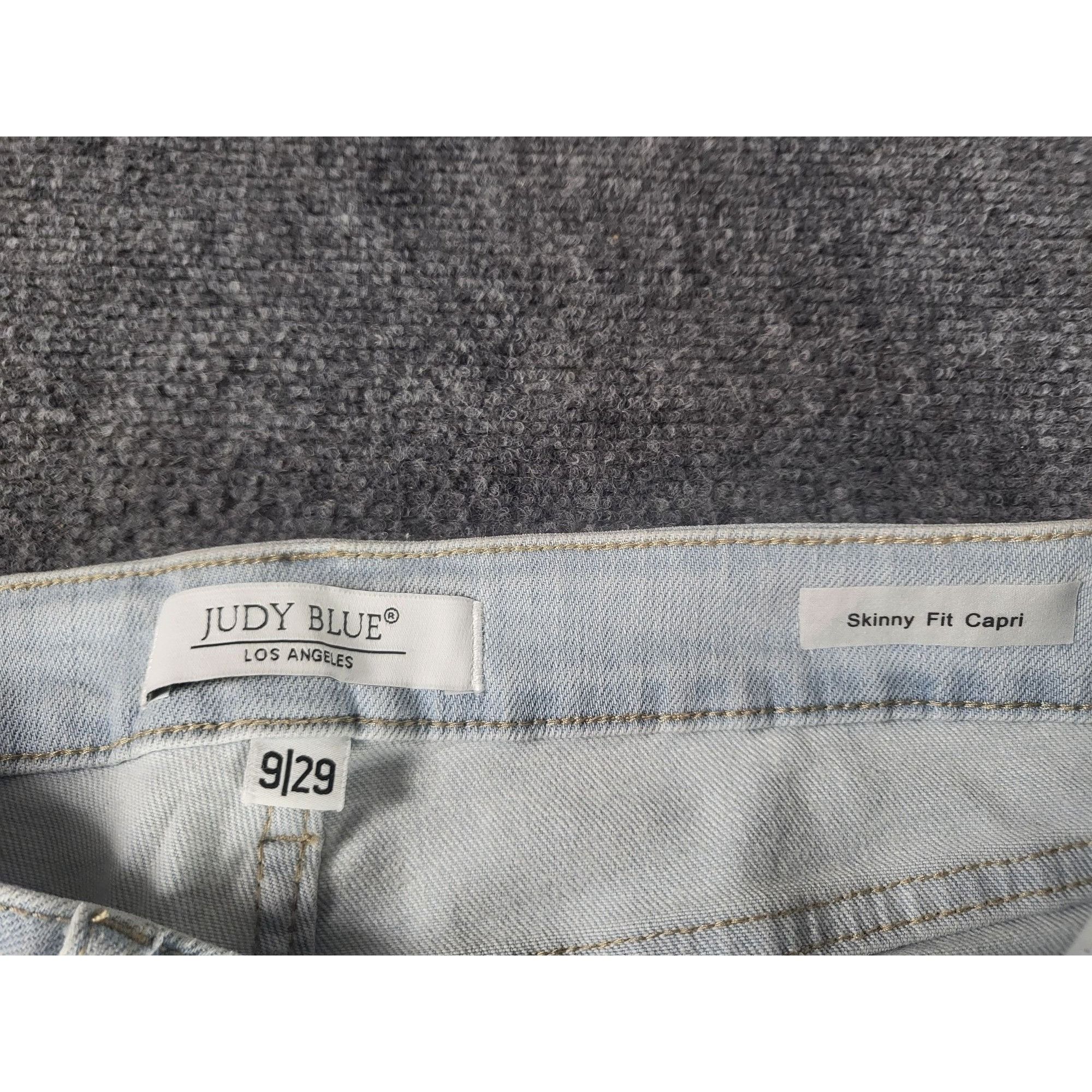 Judy Blue Judy Blue Skinny Fit Capri Jeans Women Sz 9/29 Blue Denim Ev Size 29" - 5 Thumbnail