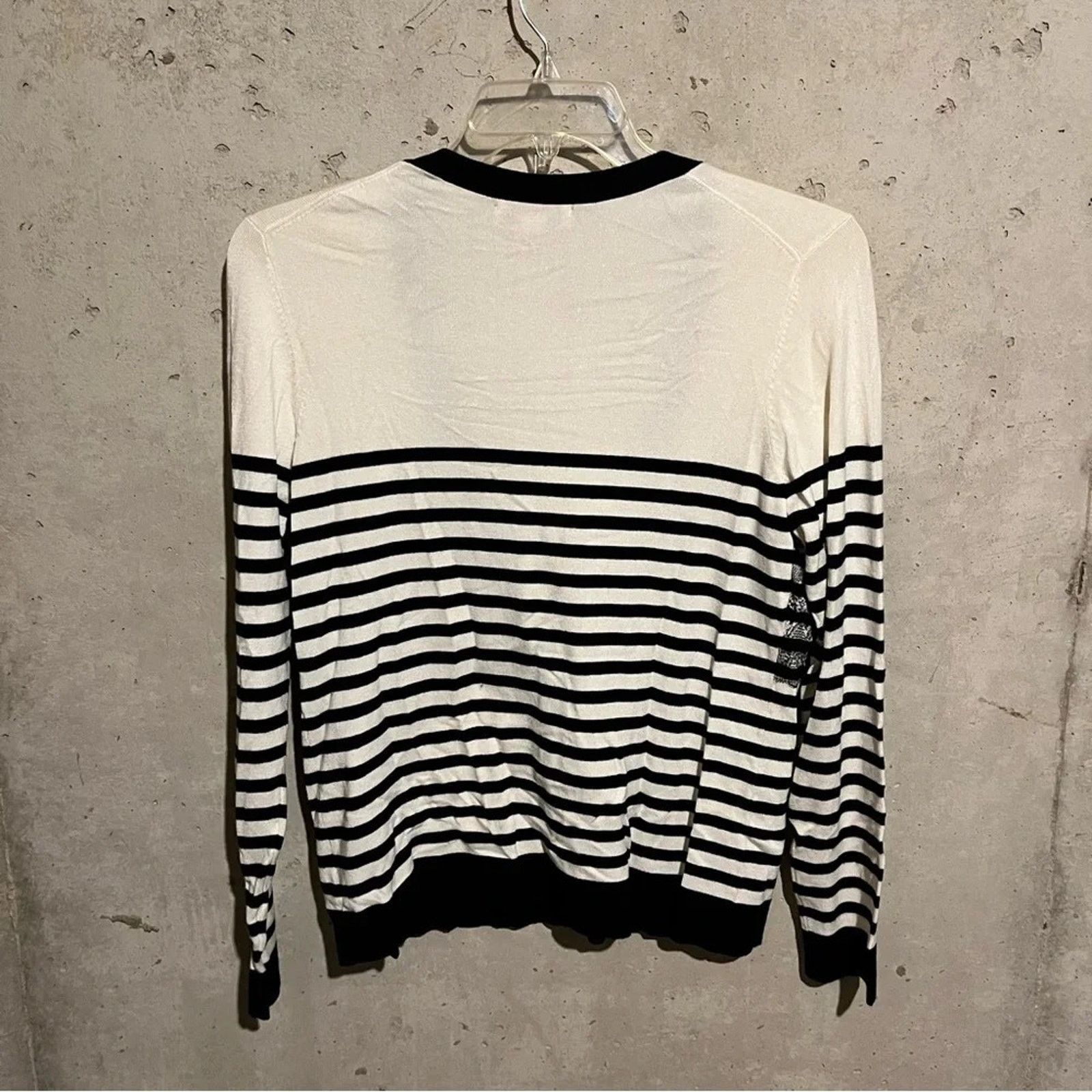 Coldwater Creek Coldwater Creek Striped Button Front Cardigan Midweight sz S Size S / US 4 / IT 40 - 5 Thumbnail