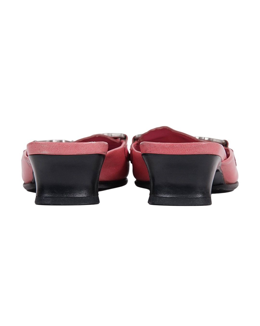 Prada Prada S/S2000 Heart Mules Size US 8 / IT 38 - 4 Thumbnail