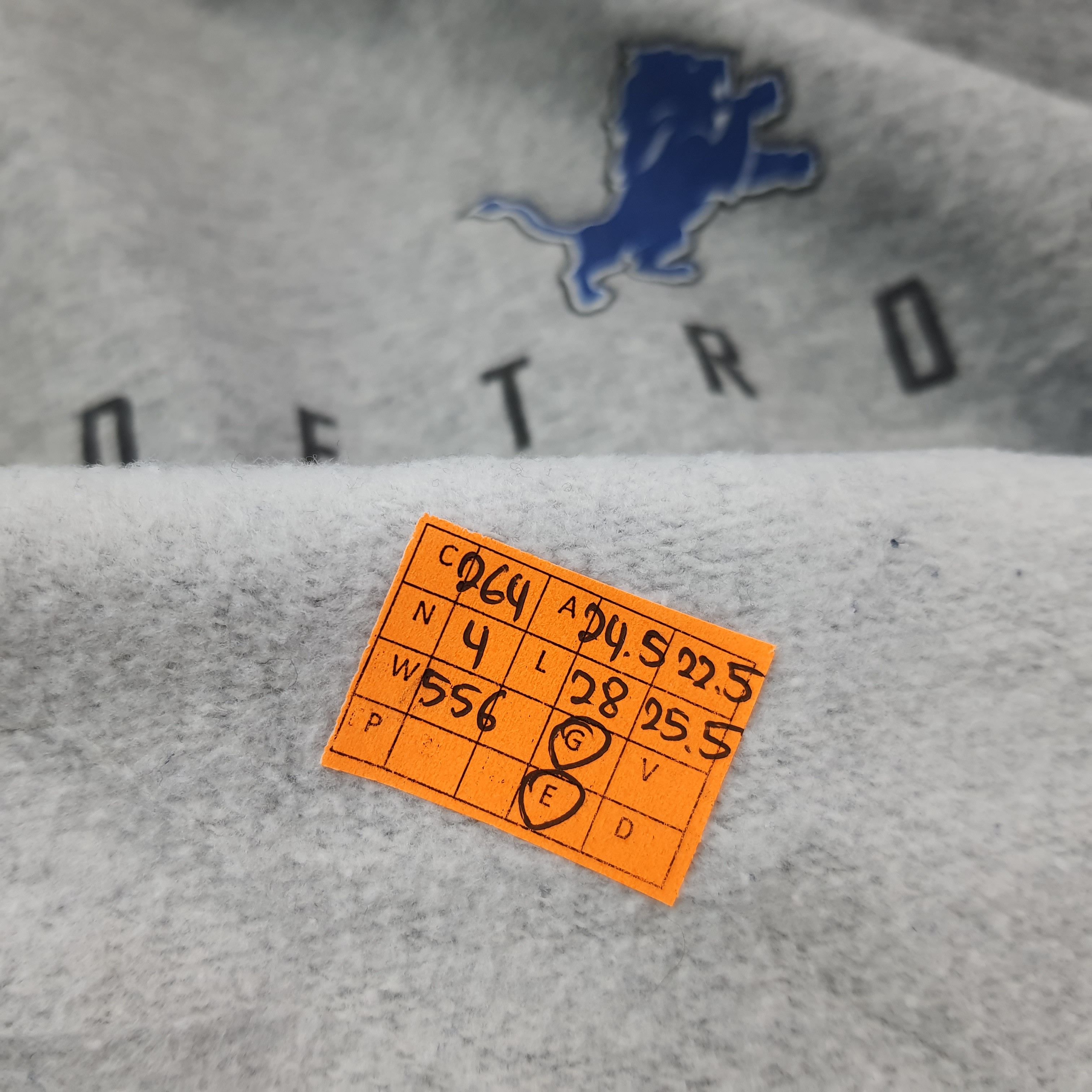NFL Vintage NFL Detroit Lions Football Team Hoodie C264N4 Size US XL / EU 56 / 4 - 7 Thumbnail