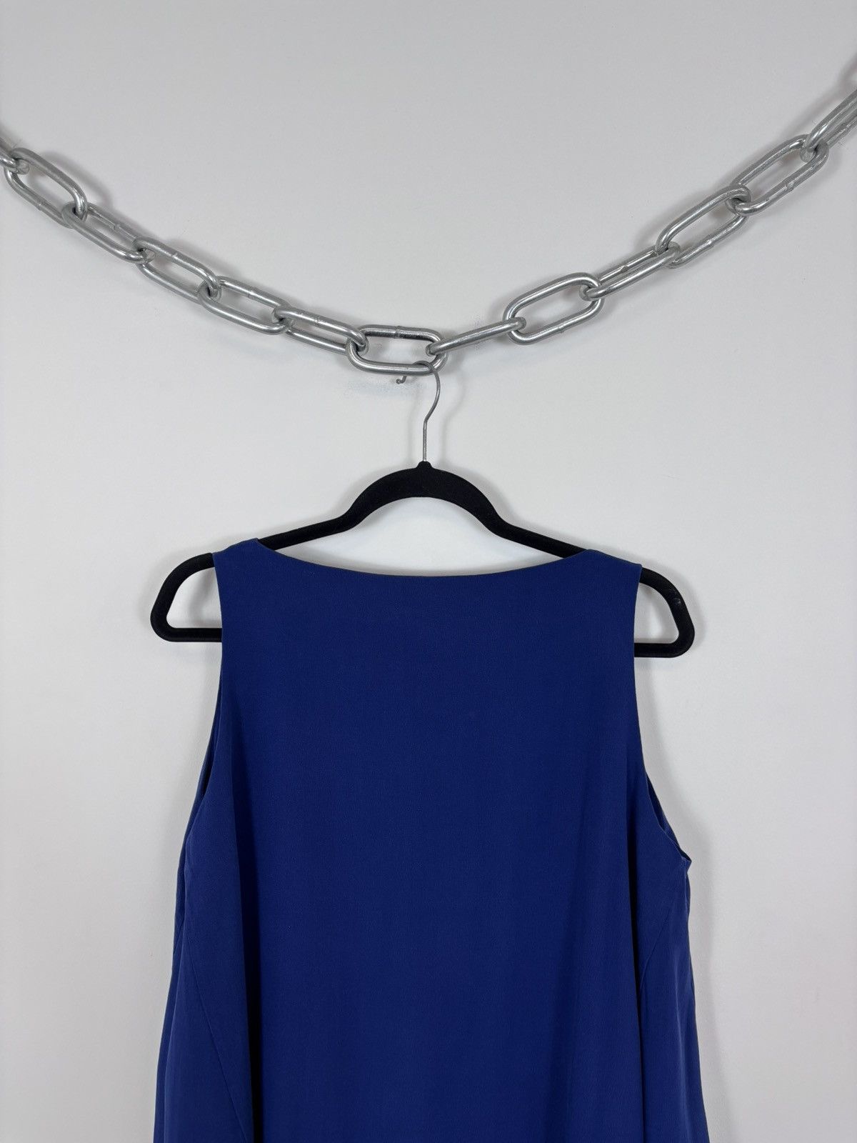 eskandar Eskandar Women’s Lapis Crepe Cascading Sides Silk Dress Size ONE SIZE - 14 Thumbnail