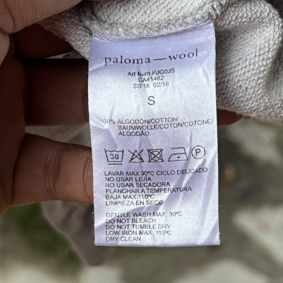 “PALOMA WOOL” WOMEN SILHOUETTE EMBROIDERY SWEATSHIRT