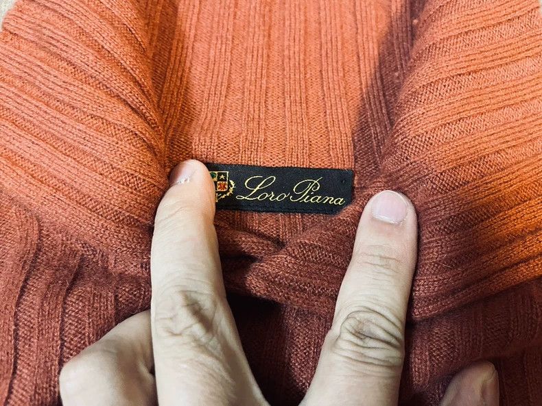 Loro Piana LORO PIANA Cashmere high collar sweater Size US L / EU 52-54 / 3 - 3 Thumbnail