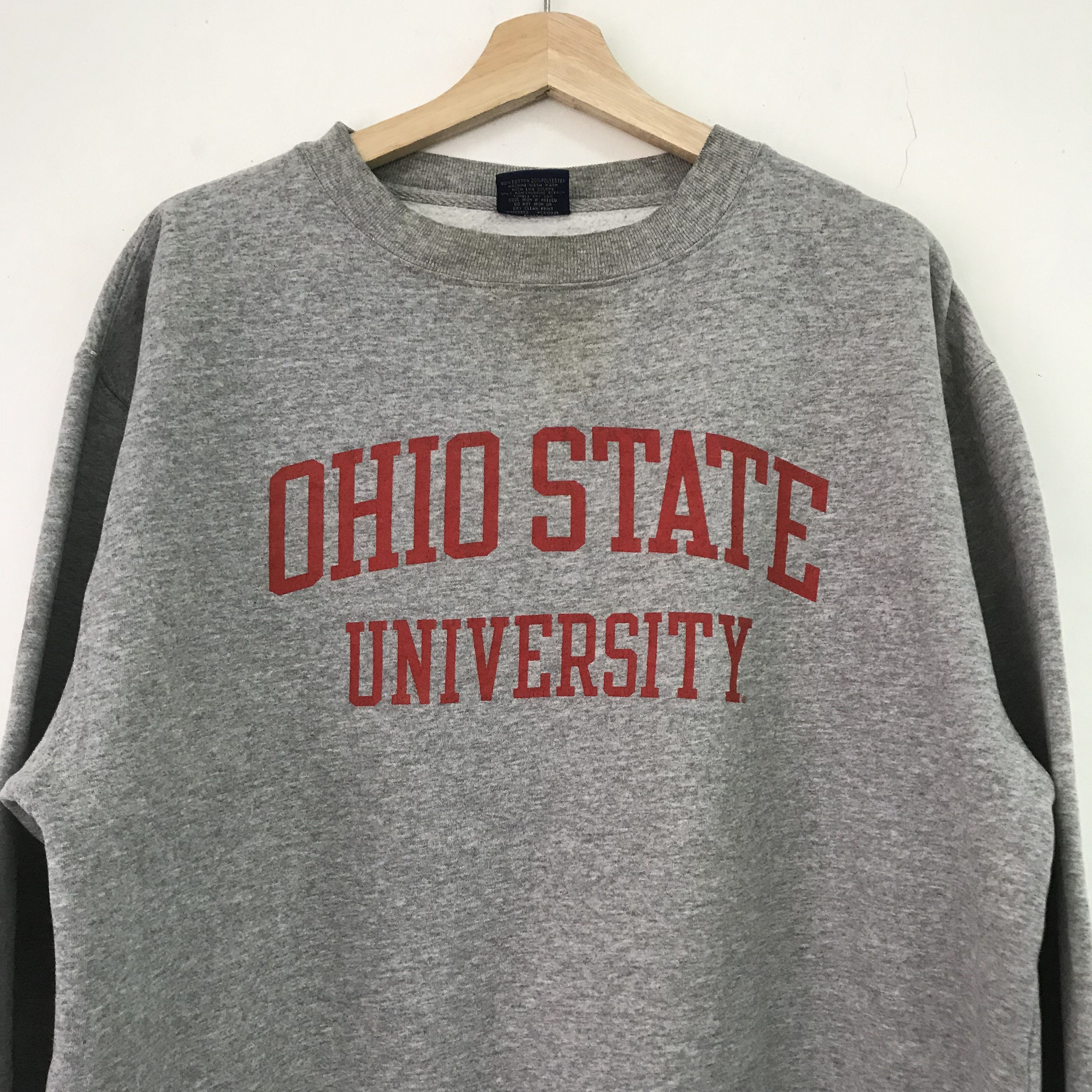 Vintage Vintage Ohio State University Gray Sweatshirt - 380 Size US L / EU 52-54 / 3 - 6 Thumbnail