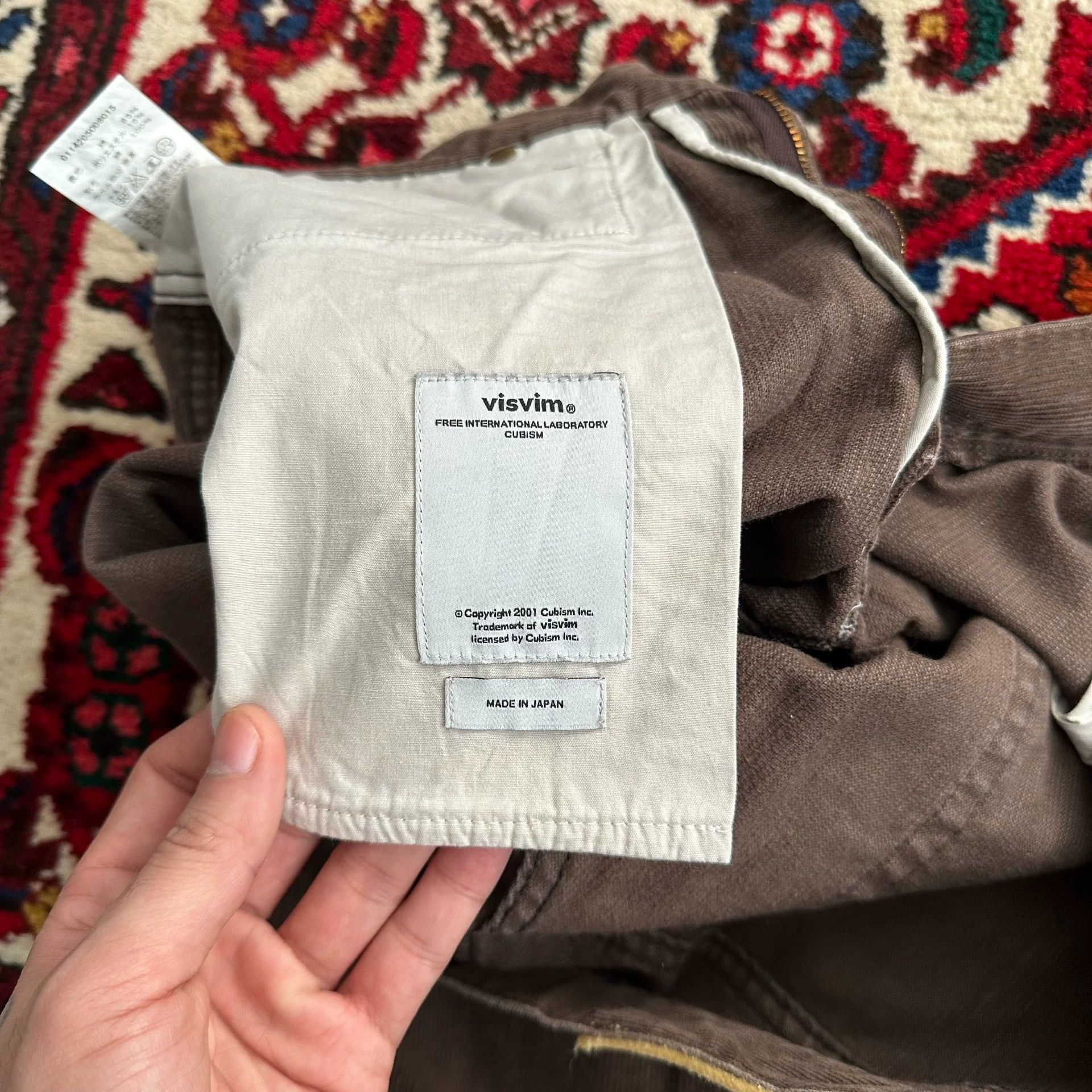 visvim 14aw fluxus 03 corduroy pants brown 9.5-9.8/10