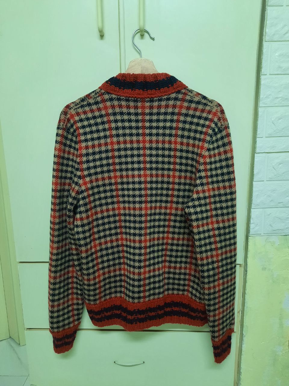 Gucci Checkered Cardigan Size US S / EU 44-46 / 1 - 2 Thumbnail
