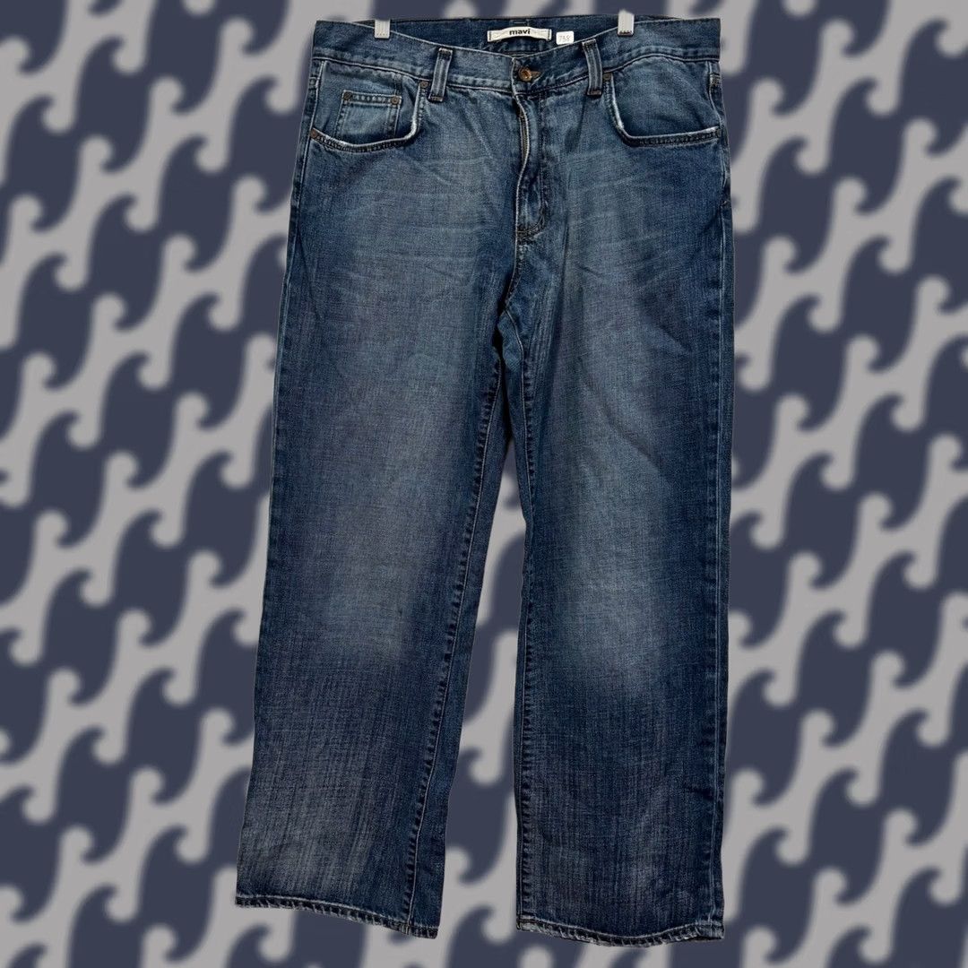 Mavi Mavi Jeans Mens Medium Blue Straight Leg Denim Pants 36x29 Size US 36 / EU 52 - 1 Thumbnail