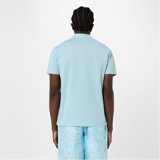 Versace o1g2r1mq0824 Nautical Logo Polo Shirts in Pale Blue Size US M / EU 48-50 / 2 - 5 Thumbnail