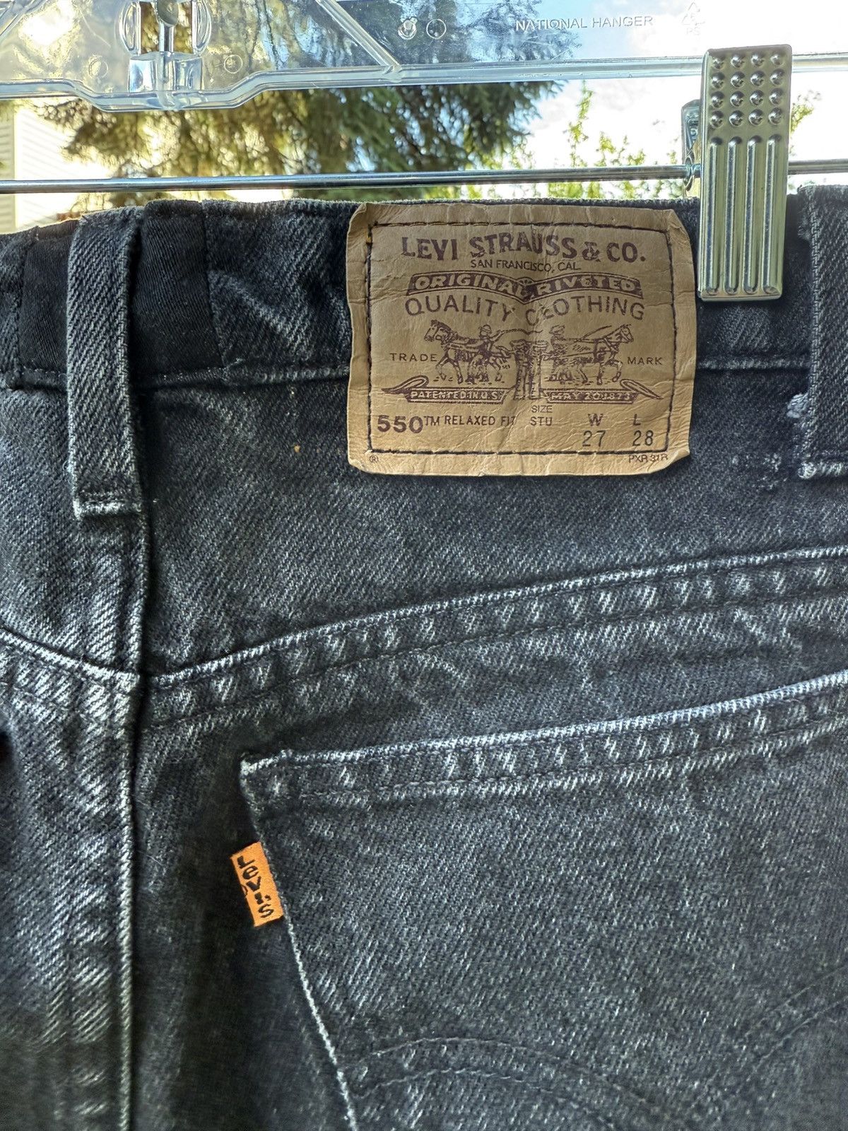 Levi's Vintage Orange Tab Levi’s 550s Size US 27 - 3 Thumbnail
