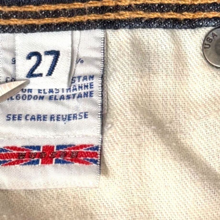 Hudson Hudson Jeans Skinny Straight Dark Wash 27 5-Pocket Denim Blue Regular Waist 30 Inseam 30 No Vintage Womens Jeans Size 27" / US 4 / IT 40 - 6 Thumbnail