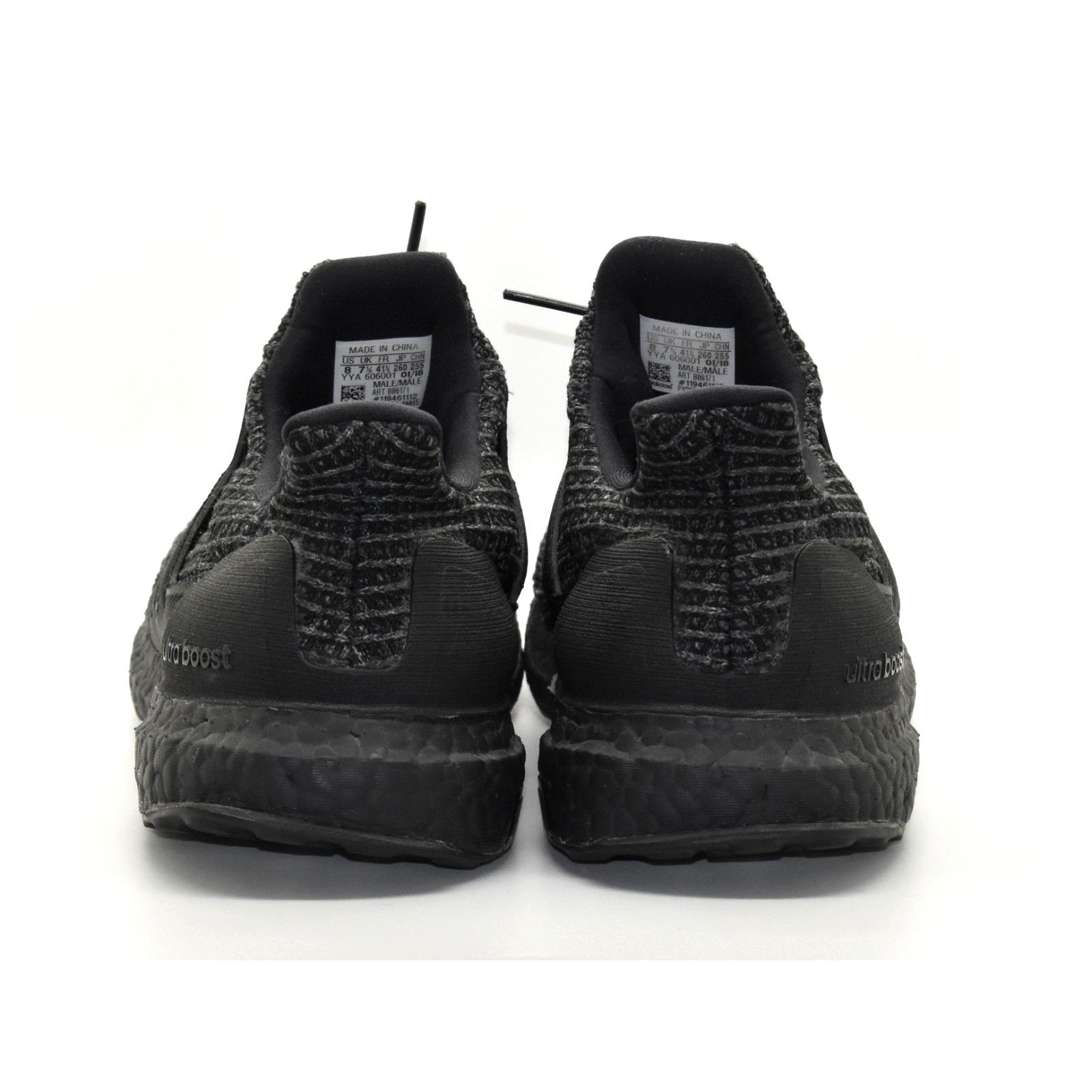 Adidas ADIDAS Ultra Boost 4.0 Triple Black Running Shoes Size 8 Size US 8 / EU 41 - 5 Thumbnail