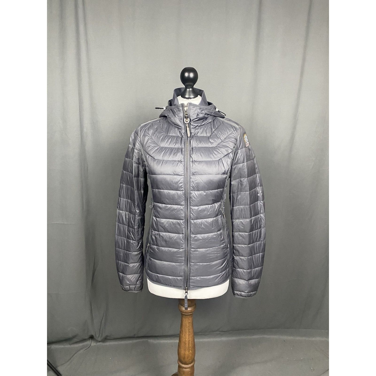 Parajumpers Parajumpers Graphite Gray Lightweight Down Insulated Puffer Size S / US 4 / IT 40 - 3 Thumbnail