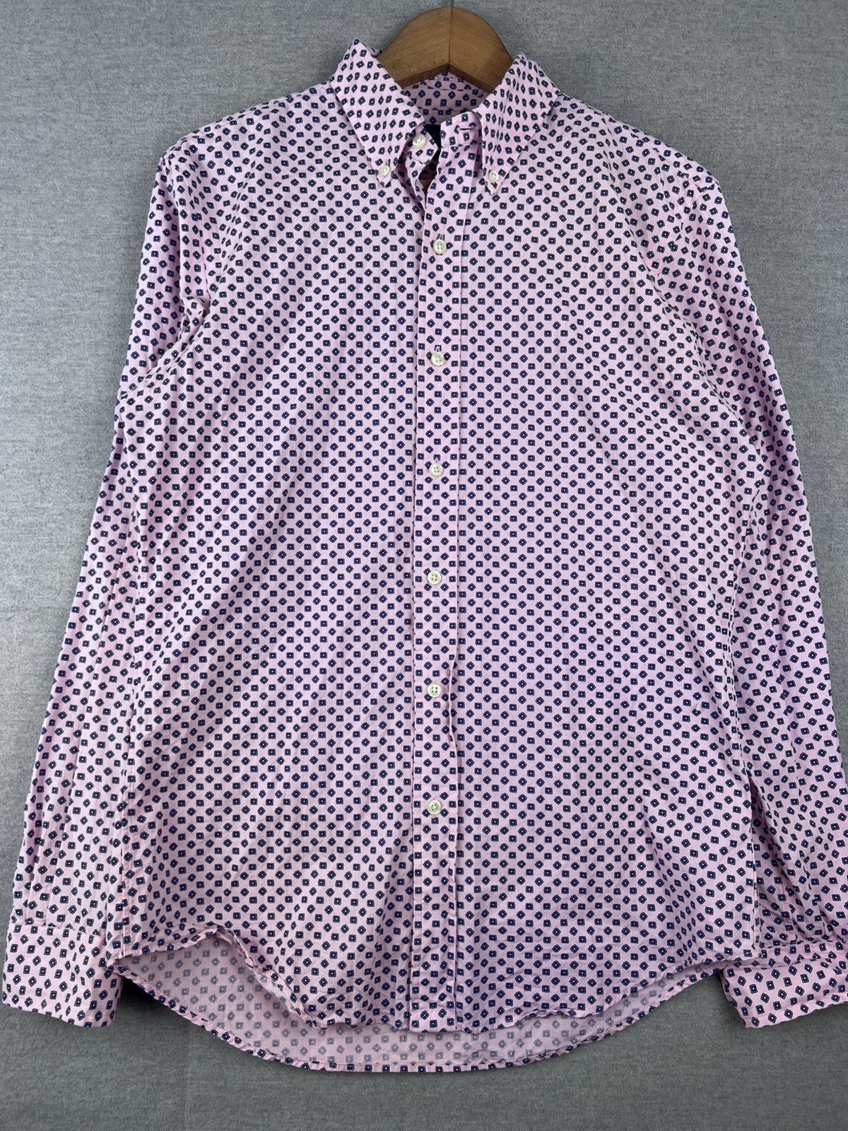 Polo Ralph Lauren Polo Ralph Lauren Shirt Men's M Pink Geometric All Over Size US M / EU 48-50 / 2 - 2 Thumbnail