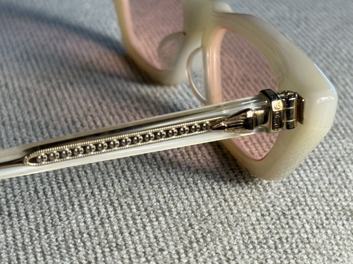 Chrome Hearts Pearl & 23K Gold Accent Sunglasses Size ONE SIZE - 4 Thumbnail