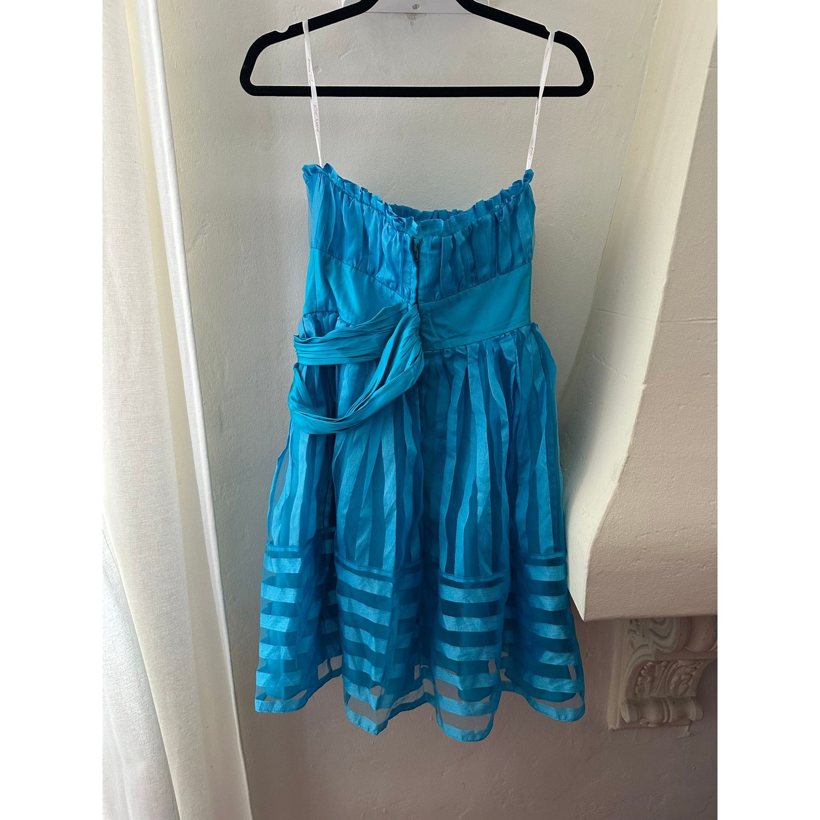 Betsey Johnson Betsey Johnson Blue Strapless Dress 6 Size M / US 6-8 / IT 42-44 - 3 Thumbnail