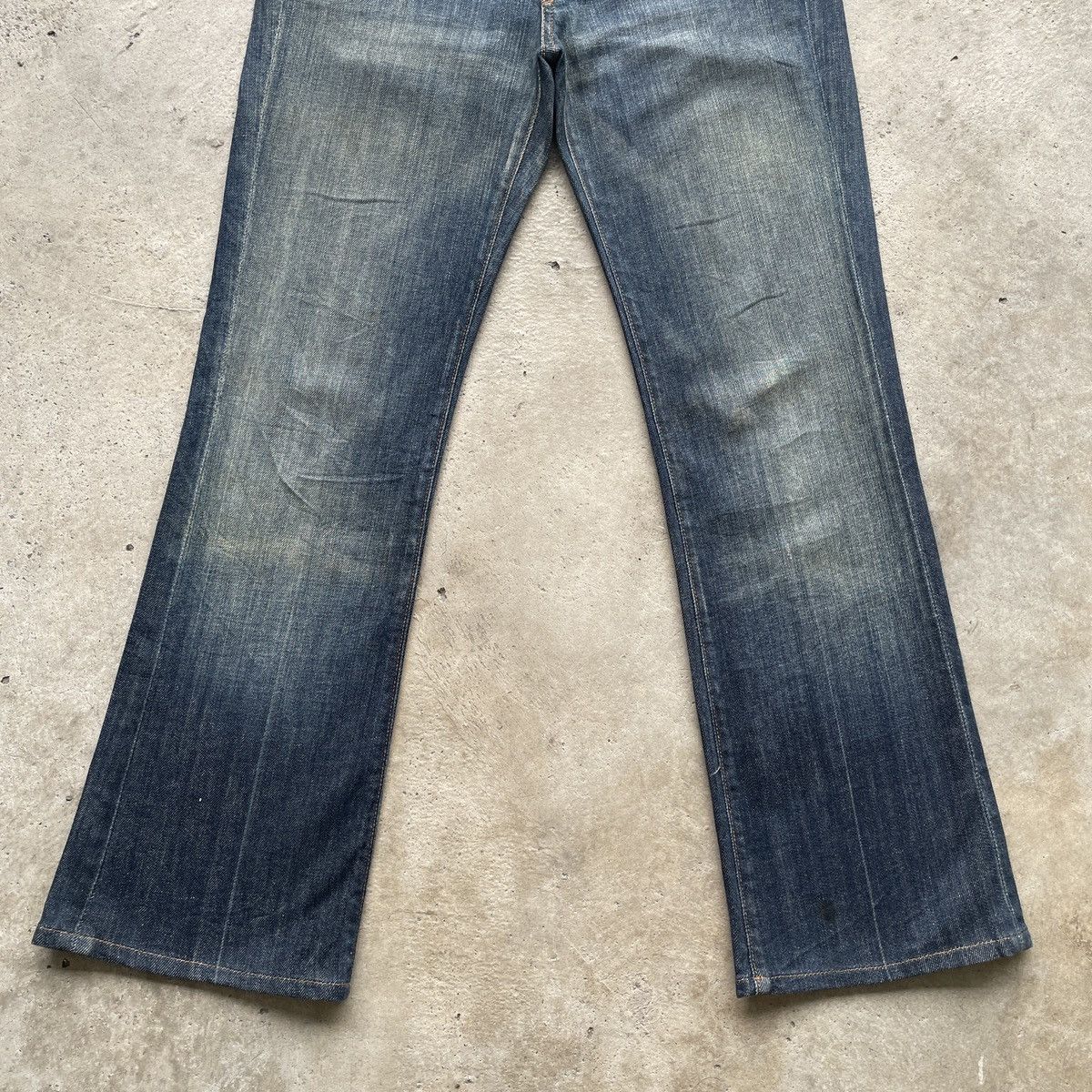 7 For All Mankind × Jean Vintage 7 For All Mankind USA Flare Faded Jeans Pants W29 Size US 29 - 4 Thumbnail