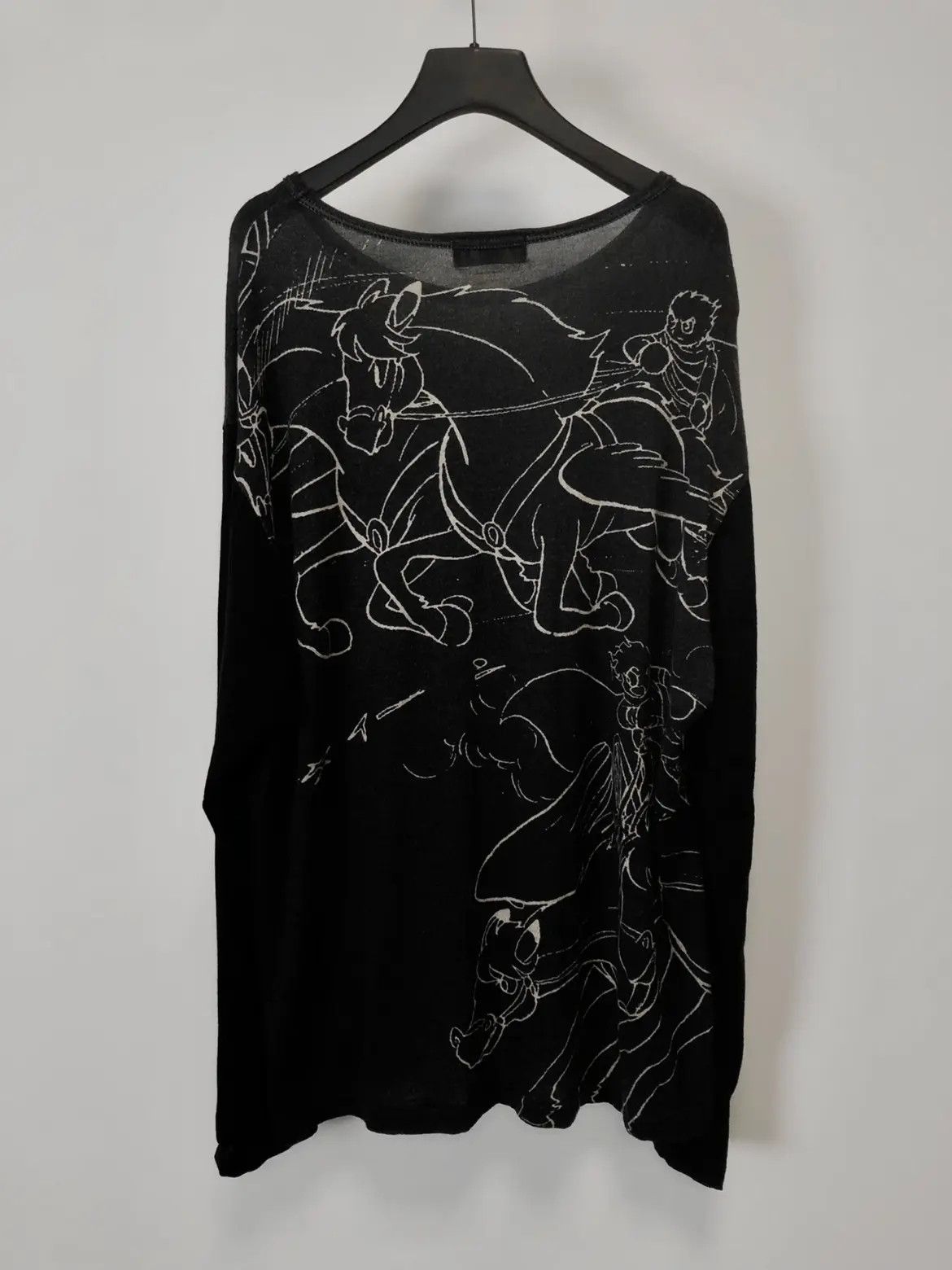 Yohji Yamamoto Yohji Yamamoto Pour Homme 009 Painting Knitwear Size US L / EU 52-54 / 3 - 2 Thumbnail