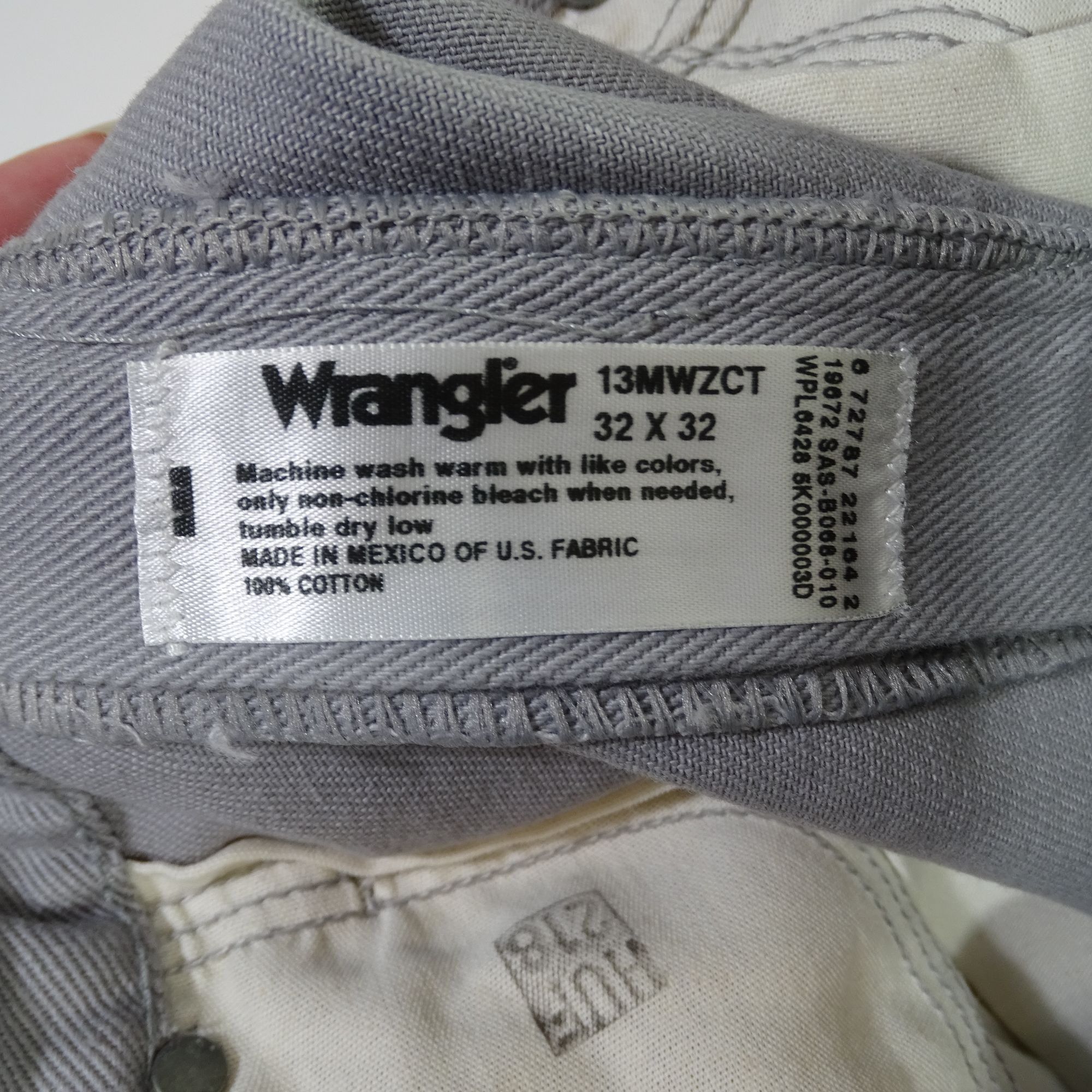 Wrangler Vtg Wrangler Checotah Jeans Original Fit Gray Men Size 32 Size US 32 / EU 48 - 5 Thumbnail