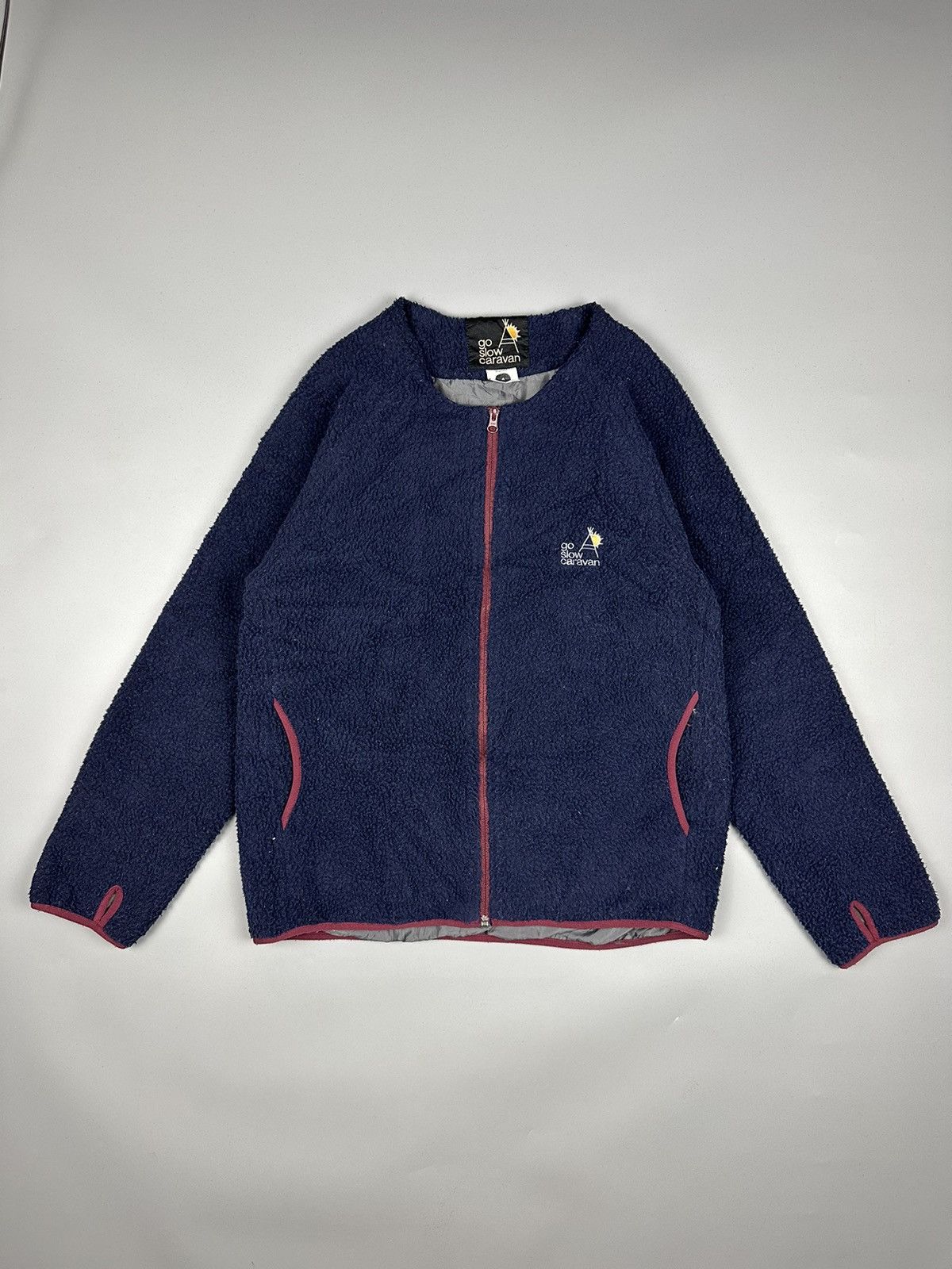 go slow caravan Vintage Go Slow Caravan Fleece Jacket Size US XL / EU 56 / 4 - 1 Thumbnail