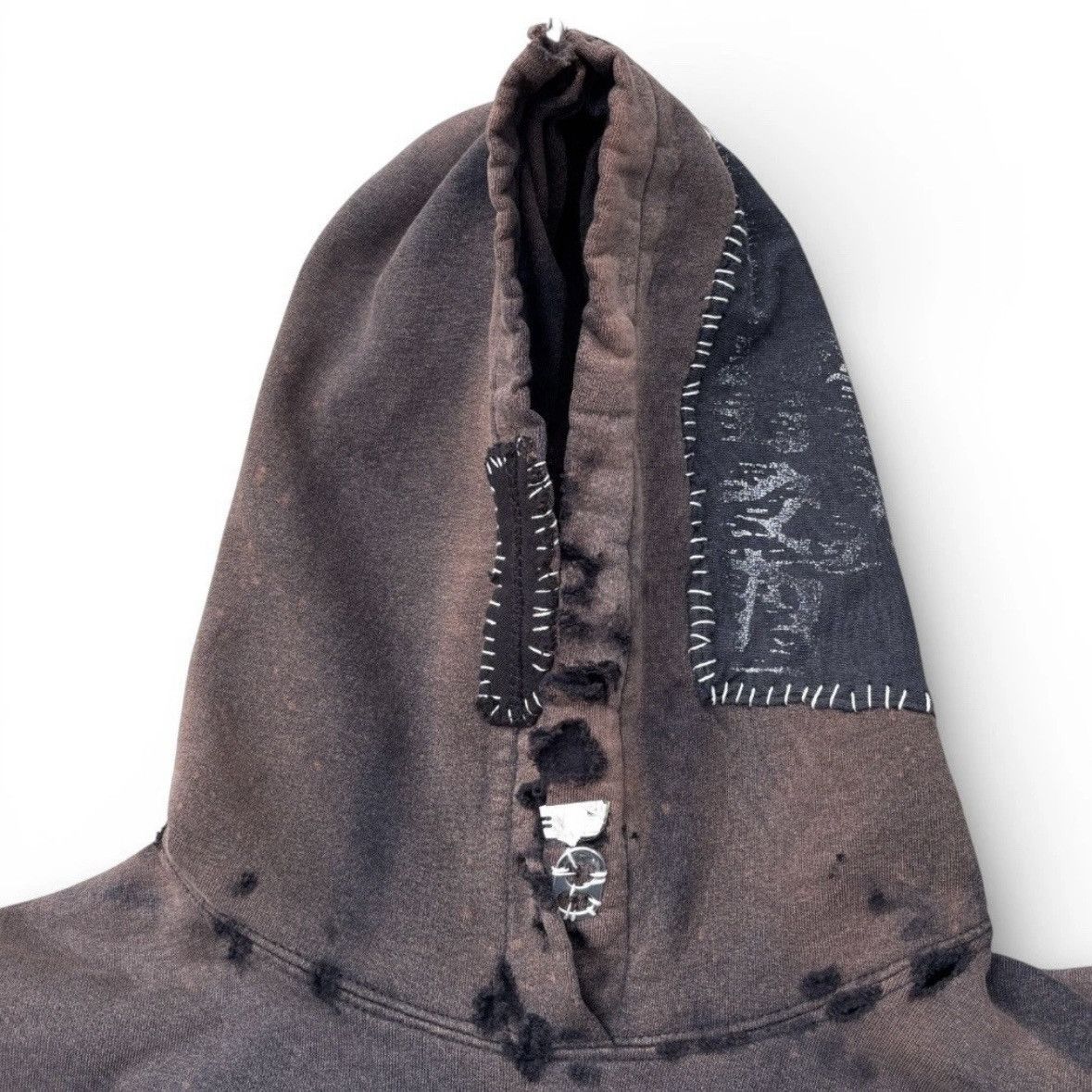 Other Vintage Reconstructed Patchwork Crust Punk Hoodie Size Large Size US L / EU 52-54 / 3 - 5 Thumbnail