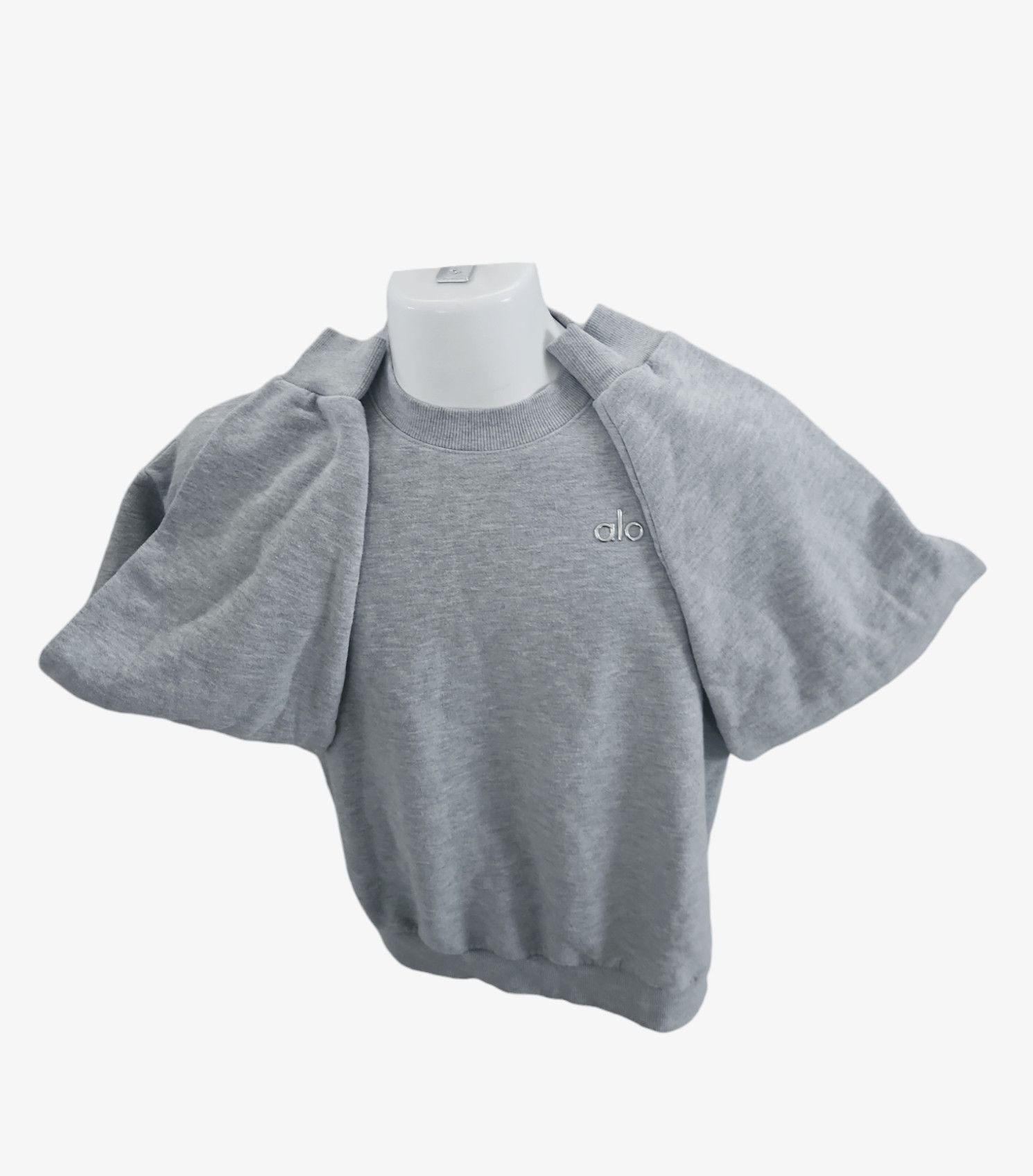 Alo Alo Yoga Accolade CrewNeck Pullover Heather Grey Small Size S / US 4 / IT 40 - 3 Thumbnail