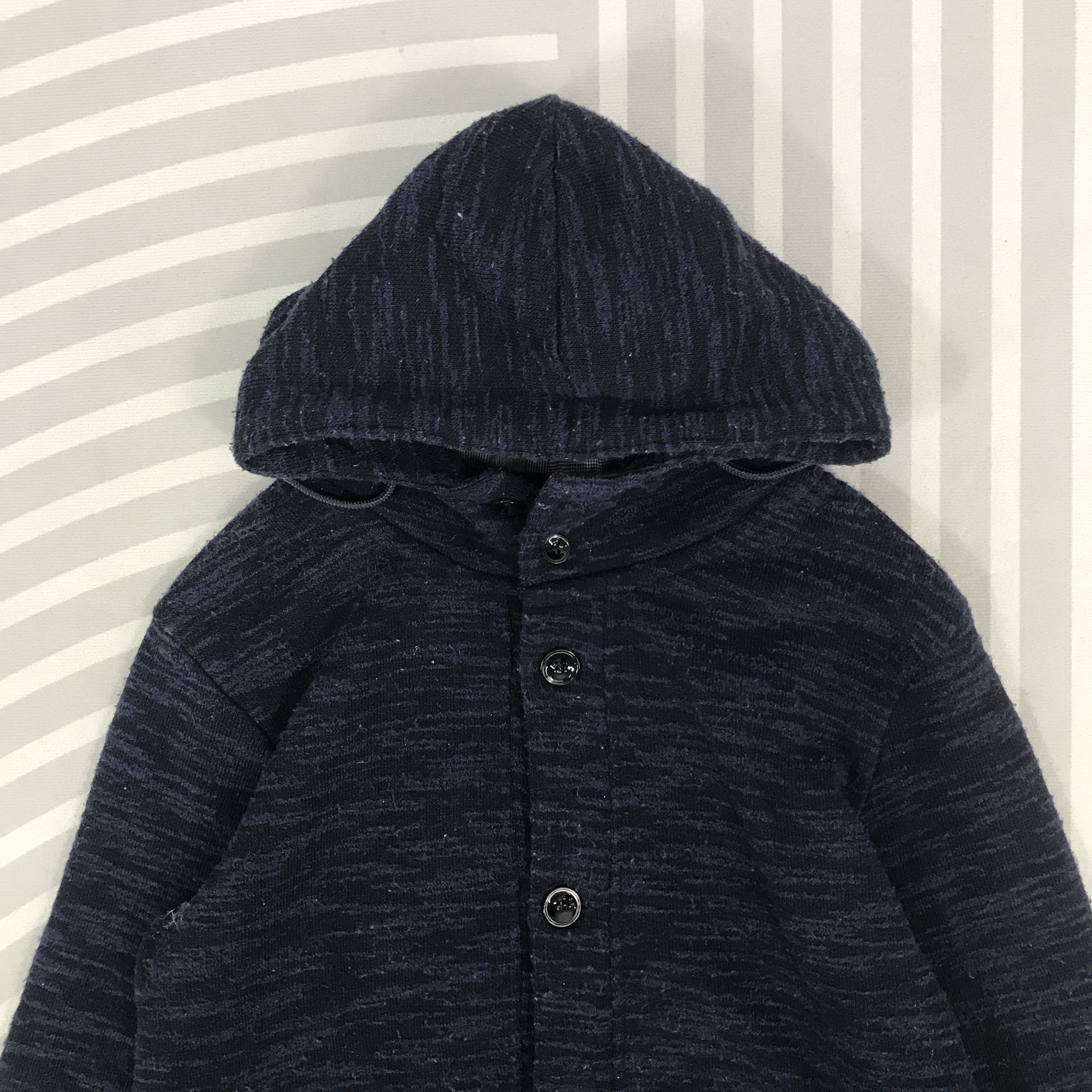 Japanese Brand × Vintage × semanticdesign Vintage Semantic Design Button up hoodie Jacket Size US L / EU 52-54 / 3 - 2 Thumbnail