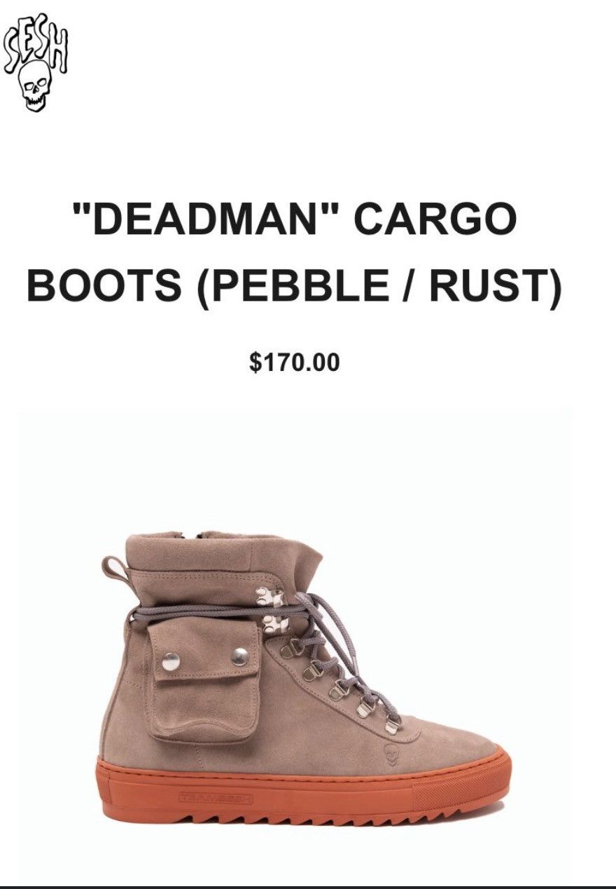 TeamSESH SESH “rust” cargo boots Size US 12.5 / EU 45-46 - 1 Thumbnail
