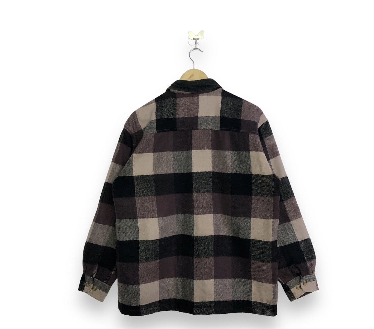 Budweiser × Vintage Vintage Budweiser switch collar check wool jacket Size US M / EU 48-50 / 2 - 3 Thumbnail