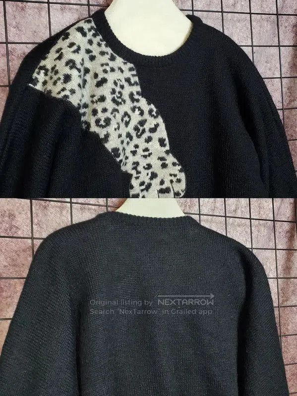 Dior Dior Black Wool Blend Cartoon Sweater for Women . Size M / US 6-8 / IT 42-44 - 3 Thumbnail