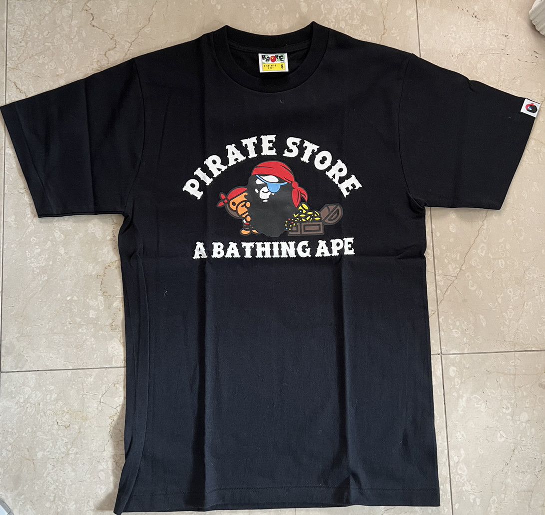 Bape BAPE Ape Pirate Tee Black Size US S / EU 44-46 / 1 - 1 Thumbnail