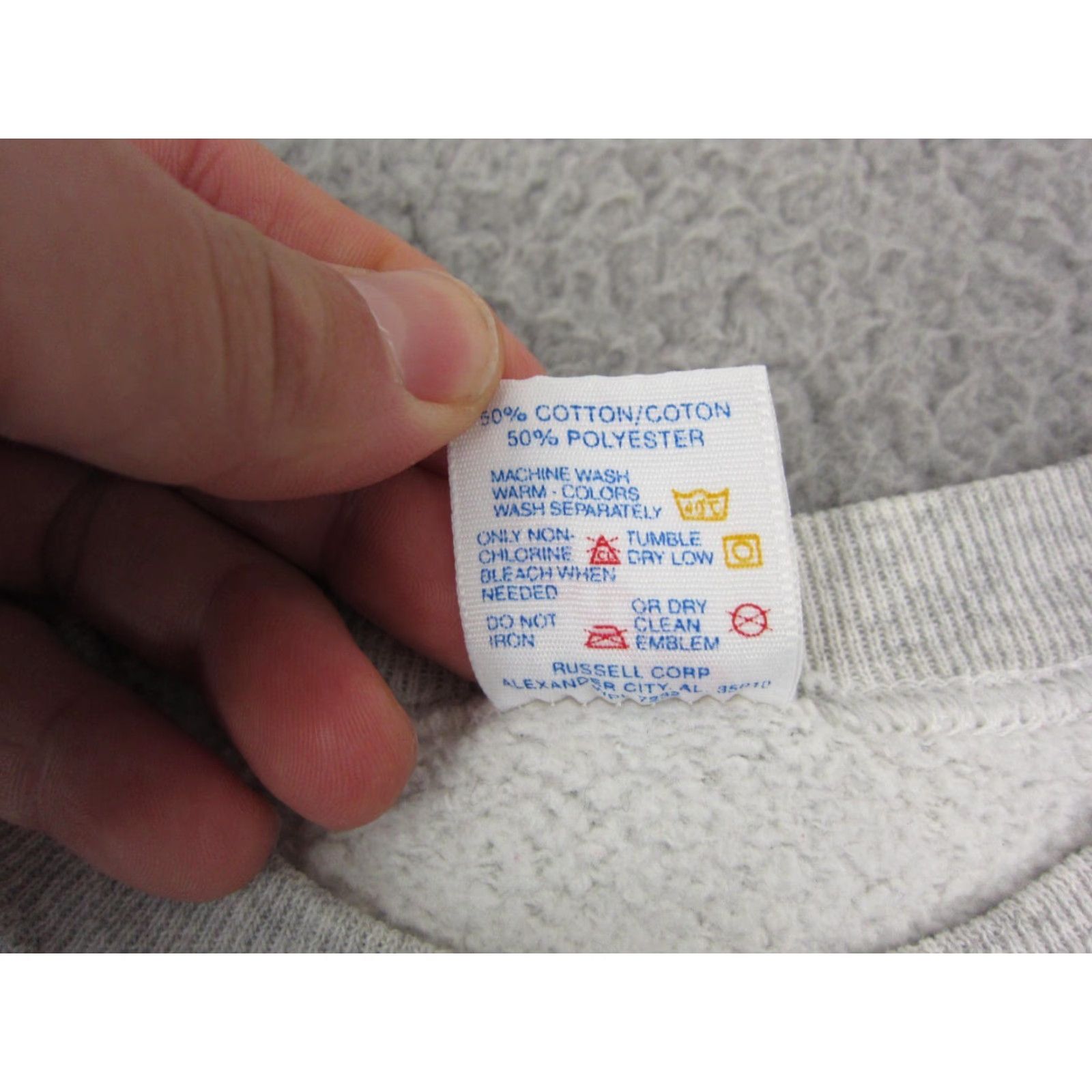 Jerzees VINTAGE Jerzees Sweatshirt Mens Large Gray Union Sweater Made in USA U Plaid Size US L / EU 52-54 / 3 - 6 Thumbnail