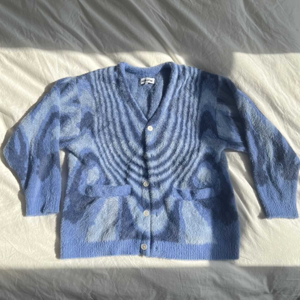 Fucking Awesome Fucking Awesome Blue Acid Hairy Cardigan | Grailed
