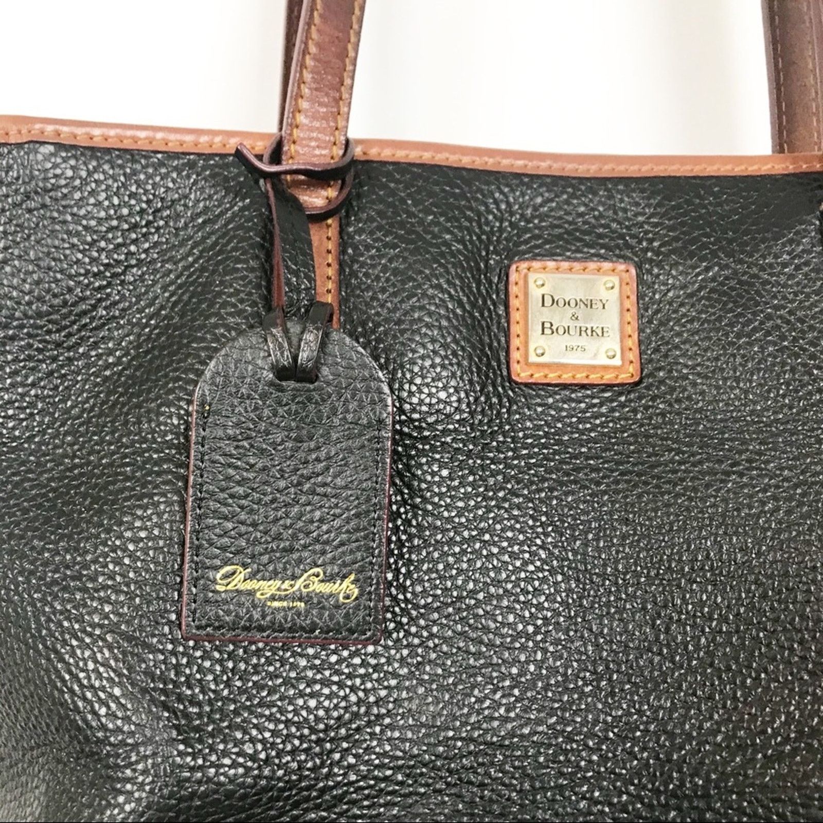 Dooney & Bourke Dooney & Bourke Black Leather Handbag Size ONE SIZE - 5 Thumbnail